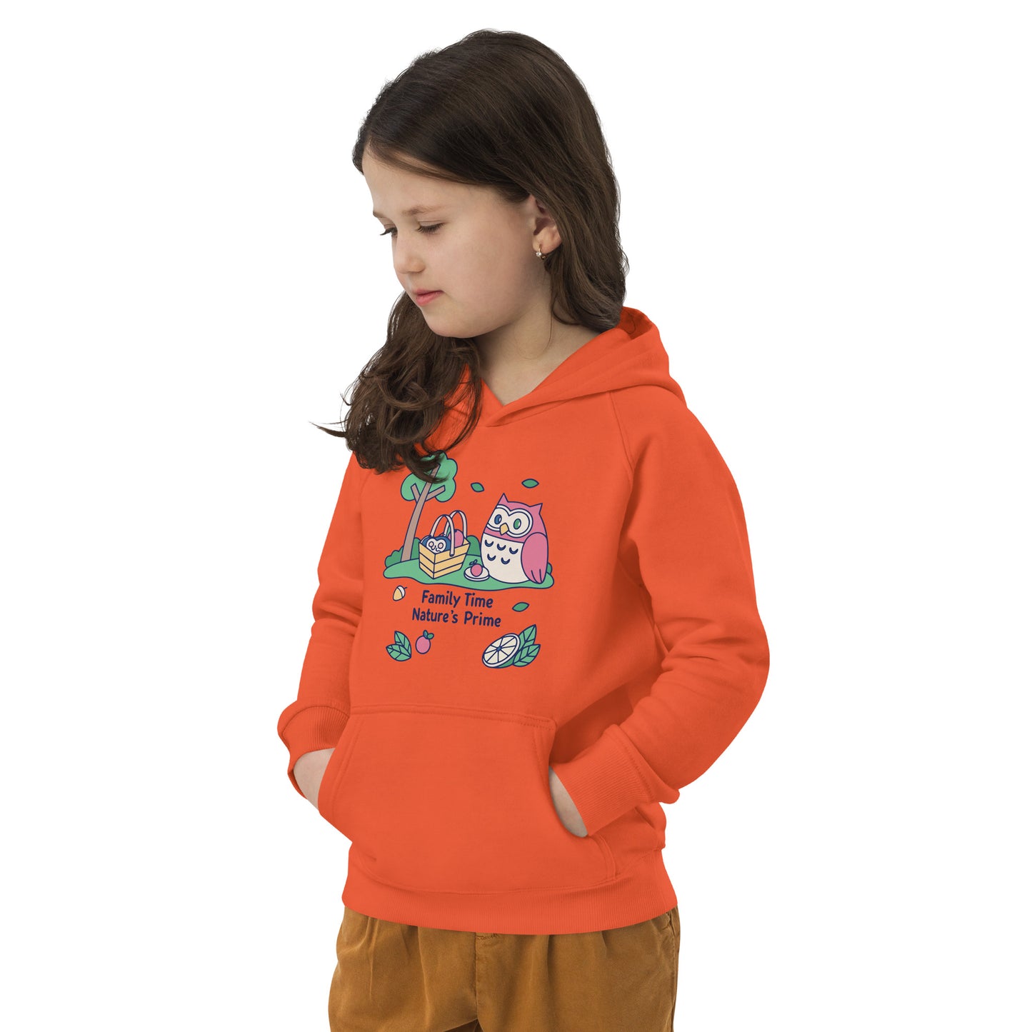 Kids Eco Hoodie – Little OwlHug Sustainable Fashion for Family Day Fun Dudeily