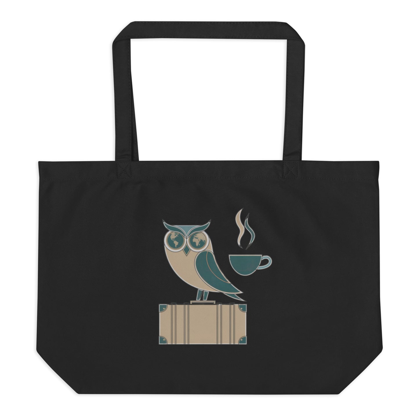 Large Organic Tote Bag: Eco-Conscious, Versatile, and Perfect for Owl Lovers Dudeily