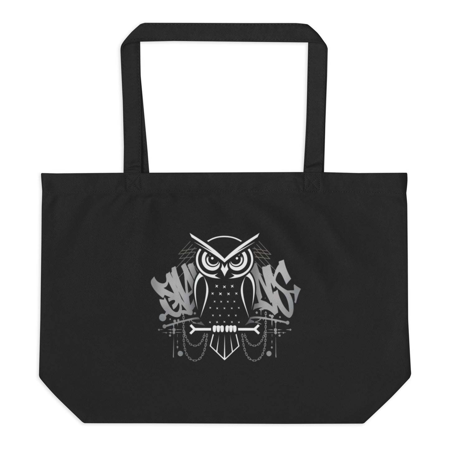 Large Organic Tote Bag: Eco-Friendly, Spacious, and Perfect for Owl Lovers Dudeily