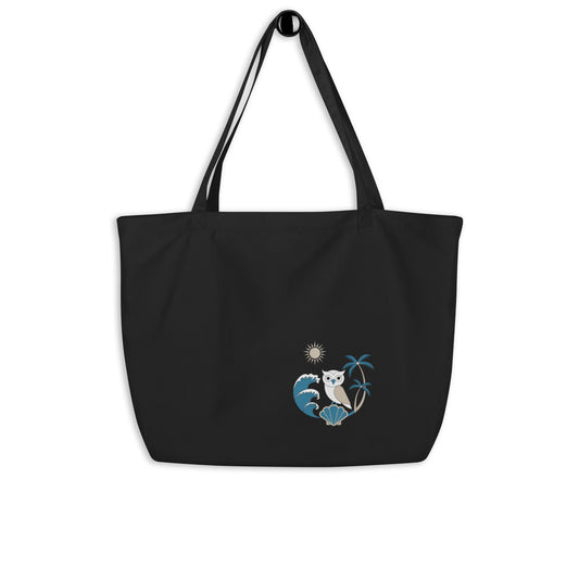 Large Organic Tote Bag: Eco-Friendly, Spacious, and Perfect for Owl Lovers Everywhere Dudeily