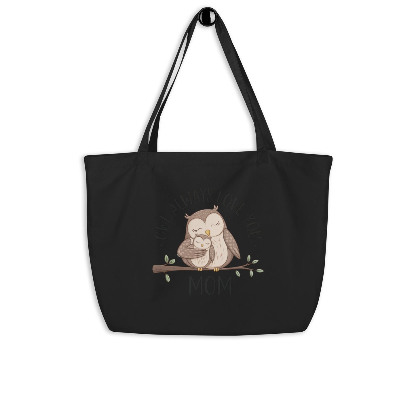 Large Organic Tote Bag – OwlCarry Sustainable Fashion for Family Day Dudeily