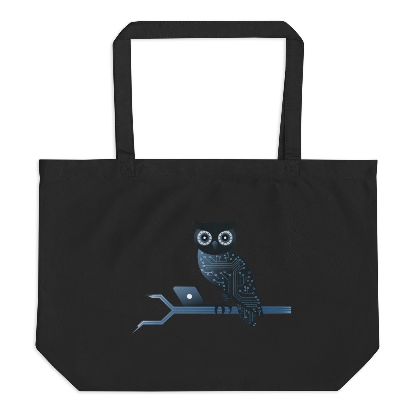 Large Organic Tote Bag: Eco-Friendly and Practical for Owl Lovers Dudeily