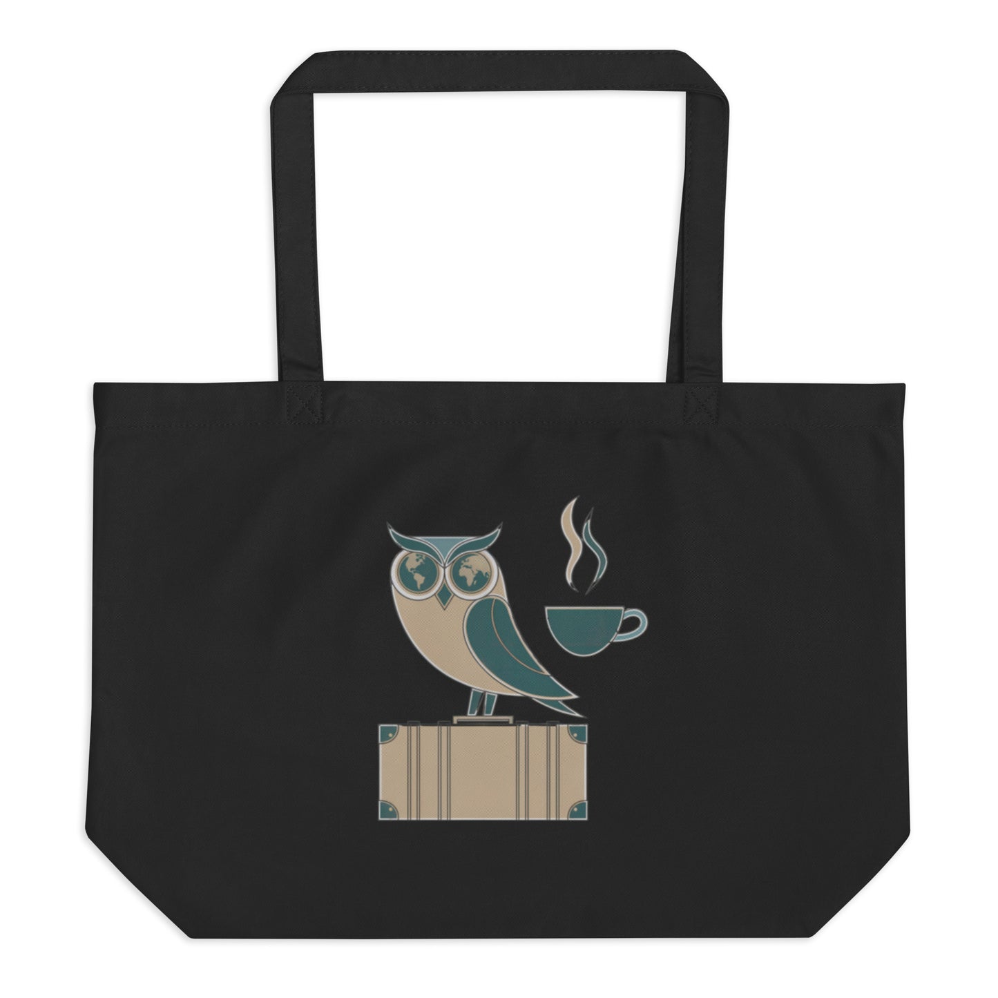 Large Organic Tote Bag: Eco-Conscious, Versatile, and Perfect for Owl Lovers Dudeily