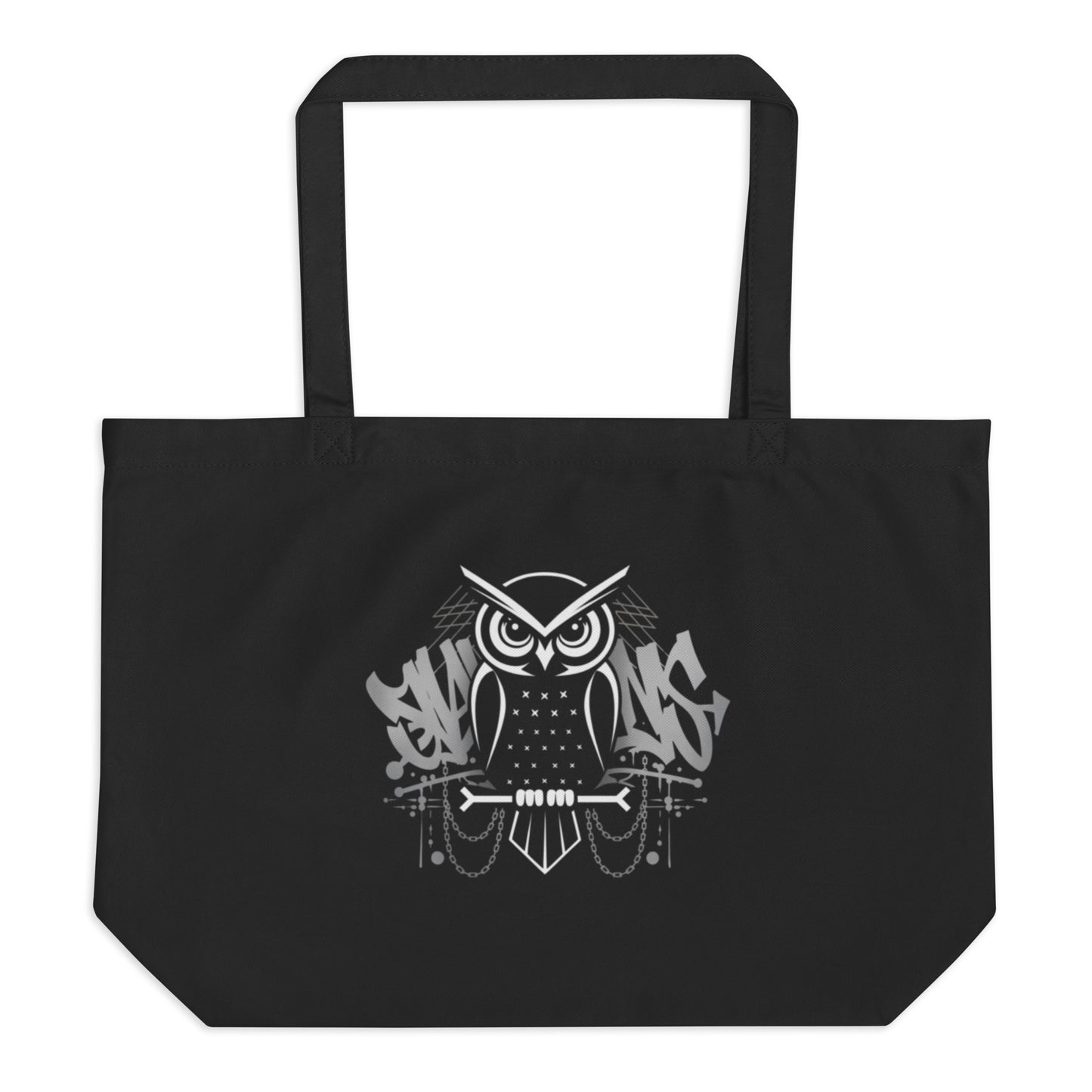Large Organic Tote Bag: Eco-Friendly, Spacious, and Perfect for Owl Lovers Dudeily