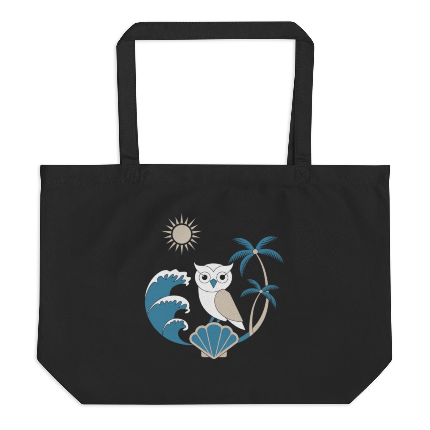 Large Organic Tote Bag: Eco-Friendly, Spacious, and Perfect for Owl Lovers Everywhere Dudeily