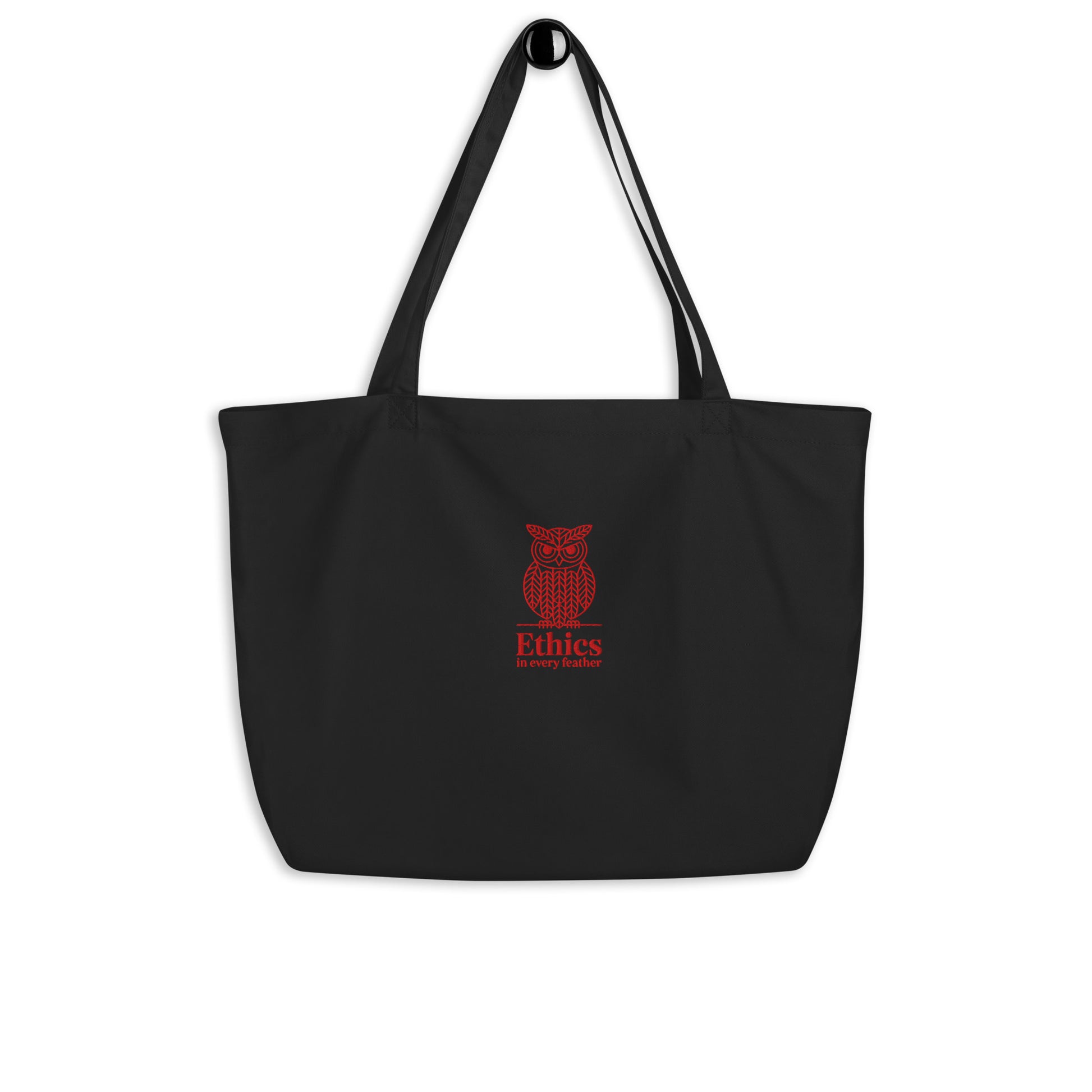 Owl Embroidered Tote -“Ethics in Every Feather” | Sustainable Fashion USA Dudeily