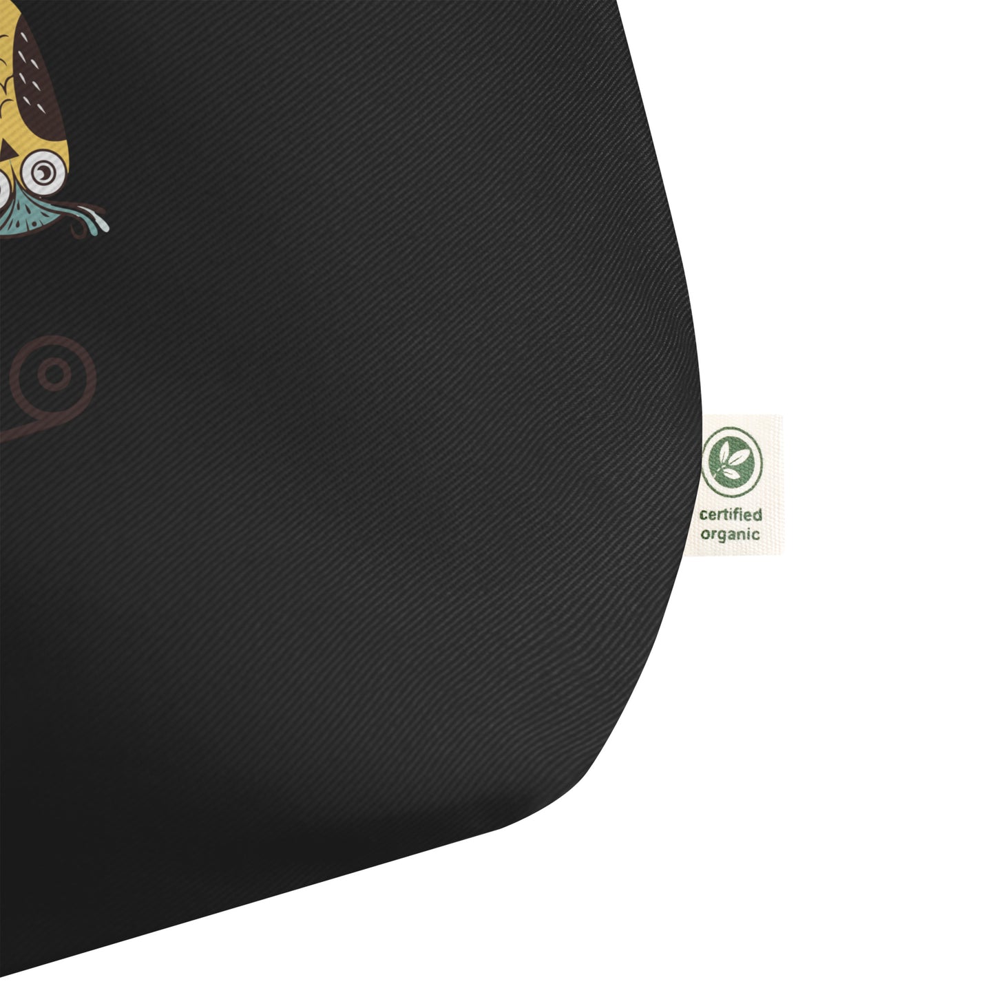Large Organic Tote Bag: Owl Themed Spacious, Durable, and Eco-Friendly for Your Daily Essentials Dudeily