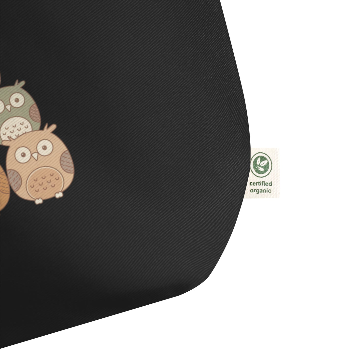 Large Organic Tote Bag: Eco-Friendly, Spacious, and Perfect for Owl Lovers Dudeily