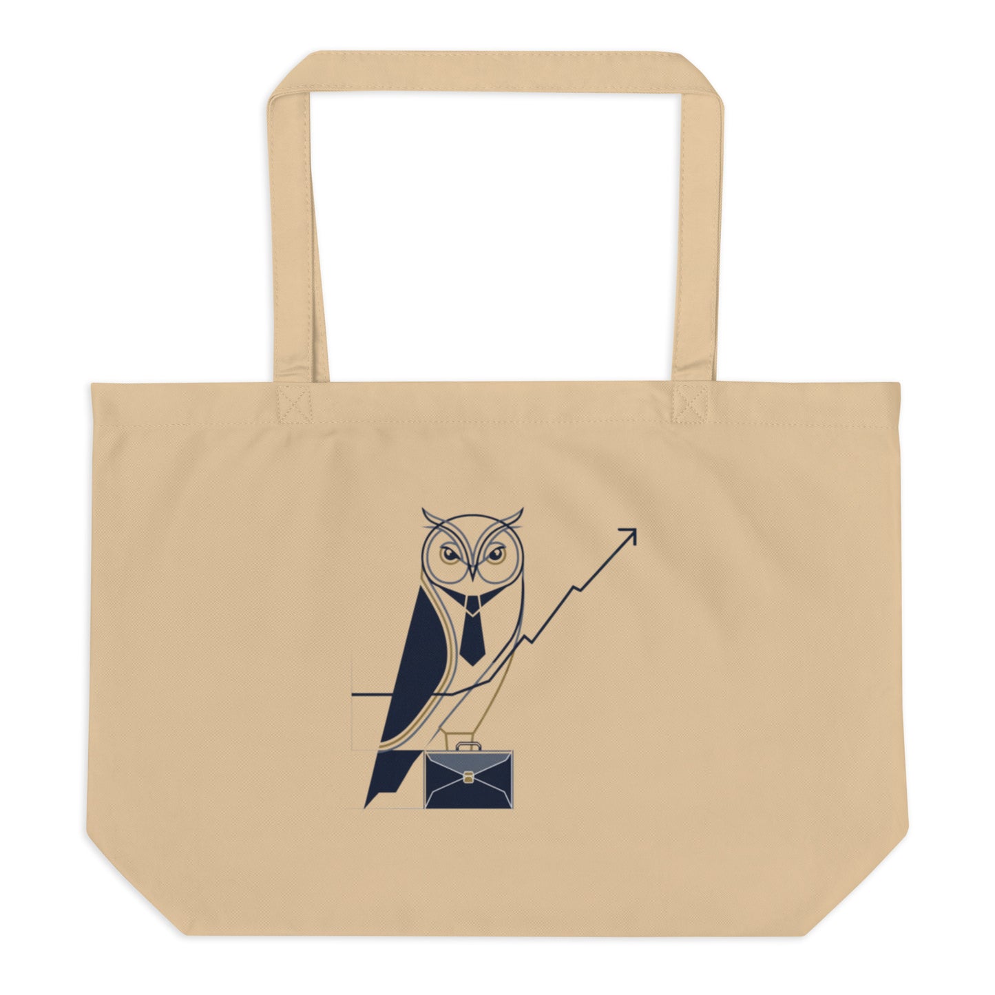 Large Organic Tote Bag: Spacious, Eco-Friendly, and Perfect for Owl Lovers Dudeily