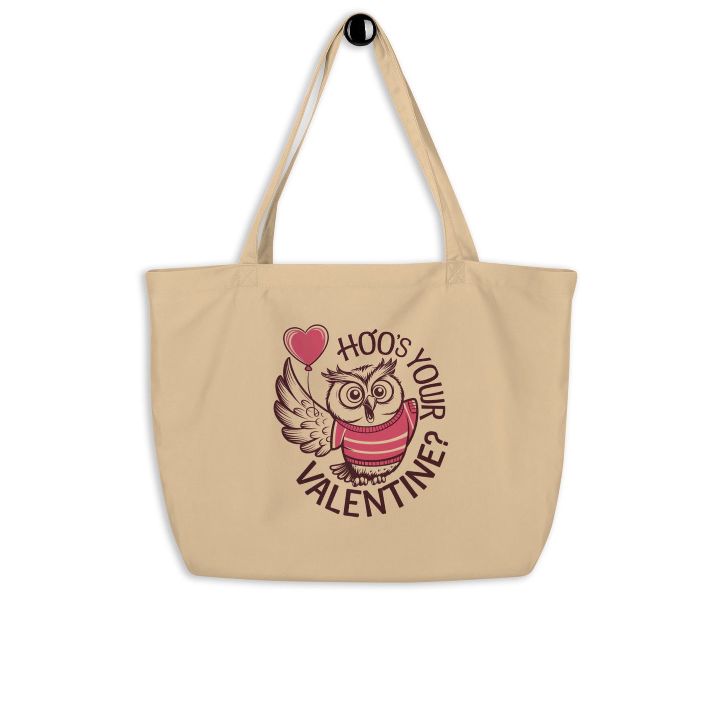 Owl-Themed Large Organic Tote Bag | Spacious & Eco-Friendly Dudeily
