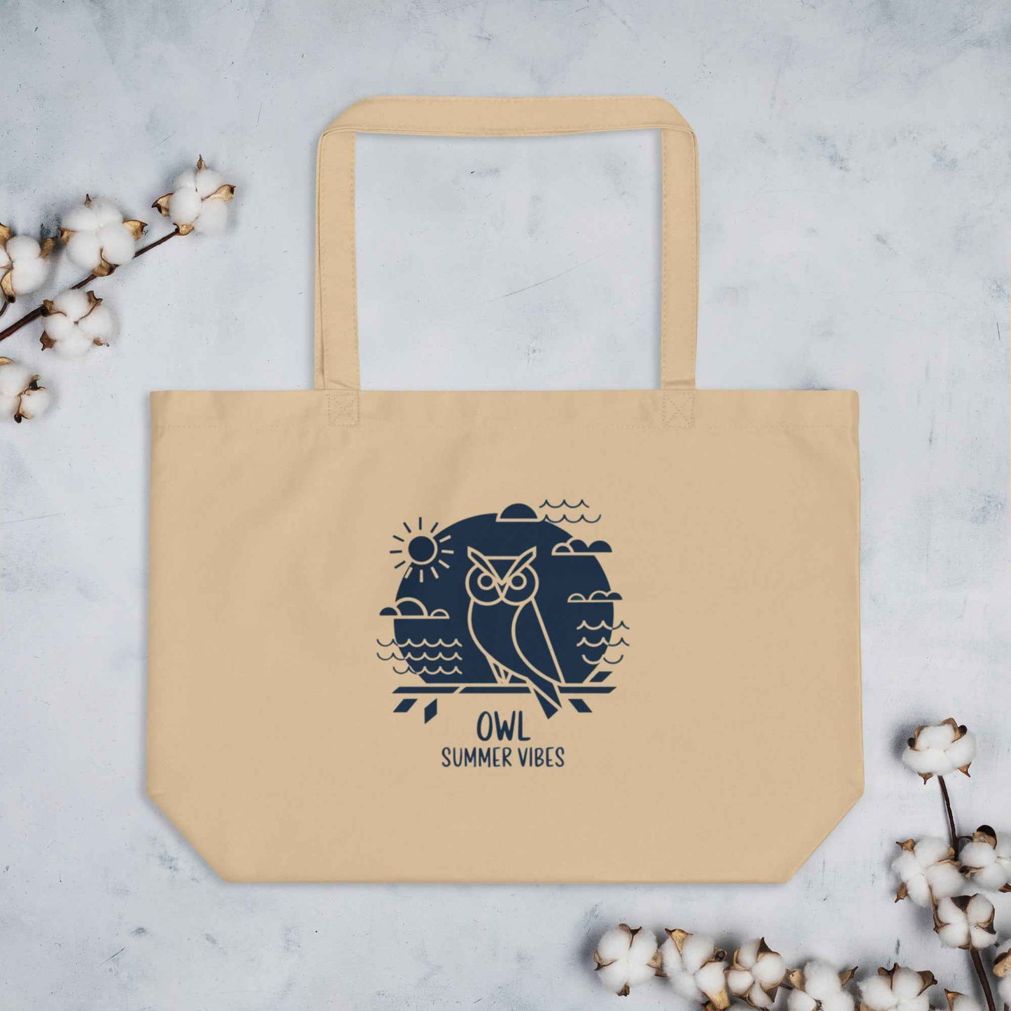 Dudeily Eco-Friendly Owl Tote Bag – Sustainable Summer Vibes Dudeily