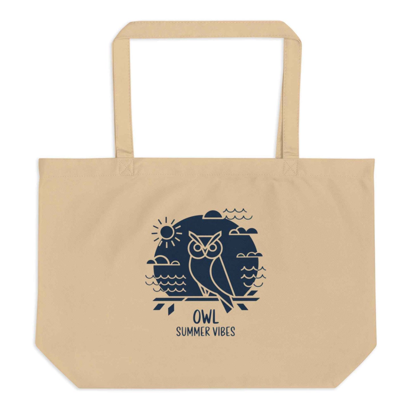 Dudeily Eco-Friendly Owl Tote Bag – Sustainable Summer Vibes Dudeily