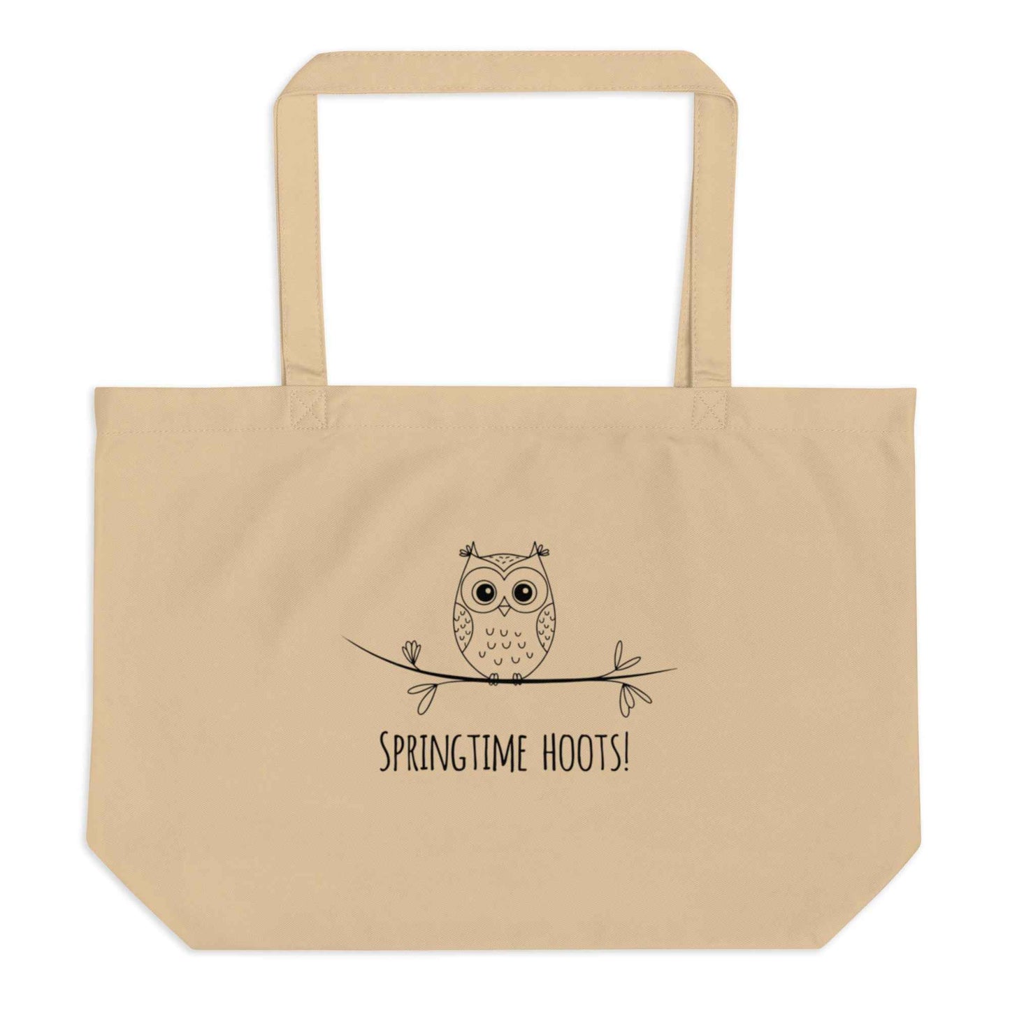 Owl Themed Large Organic Tote Bags: Sustainable, Spacious, and Stylish Dudeily
