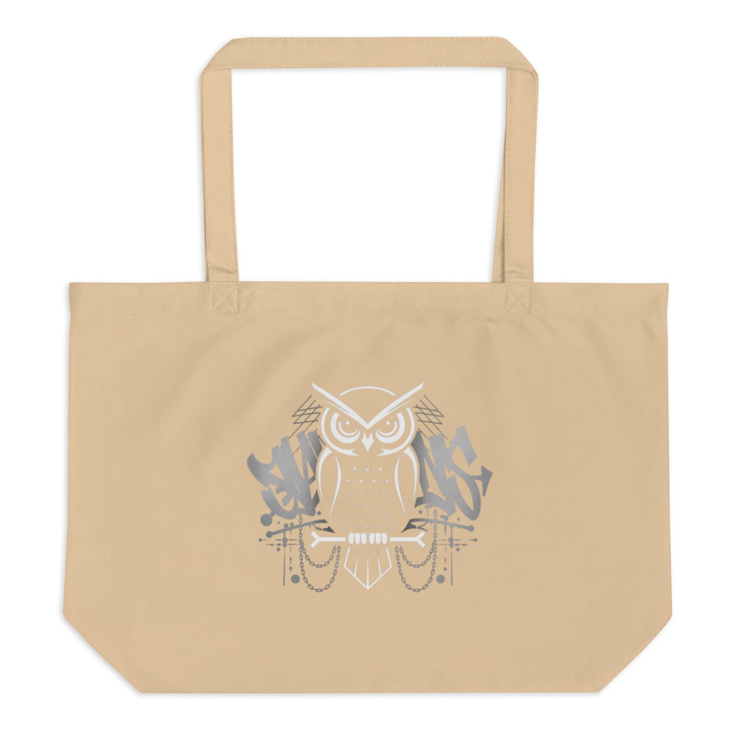 Large Organic Tote Bag: Eco-Friendly, Spacious, and Perfect for Owl Lovers Dudeily