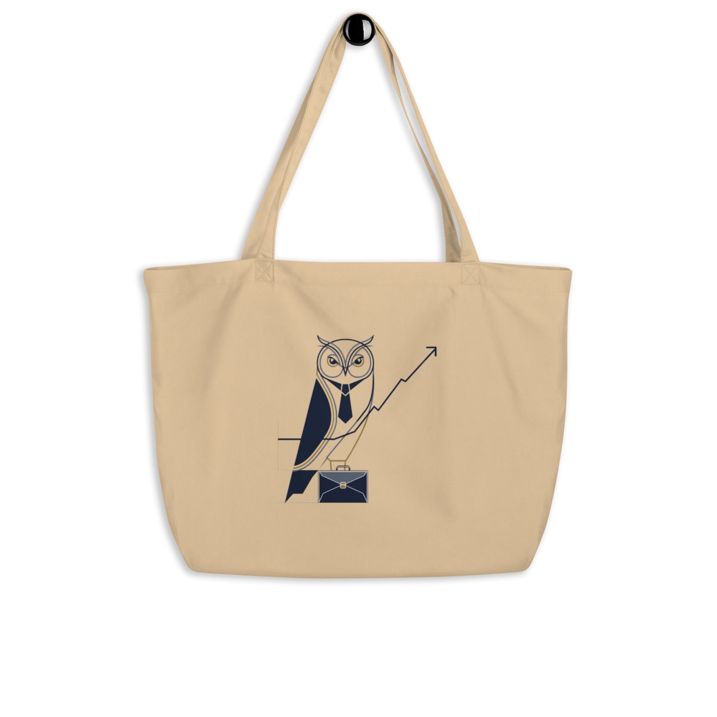 Large Organic Tote Bag: Spacious, Eco-Friendly, and Perfect for Owl Lovers Default Title Dudeily