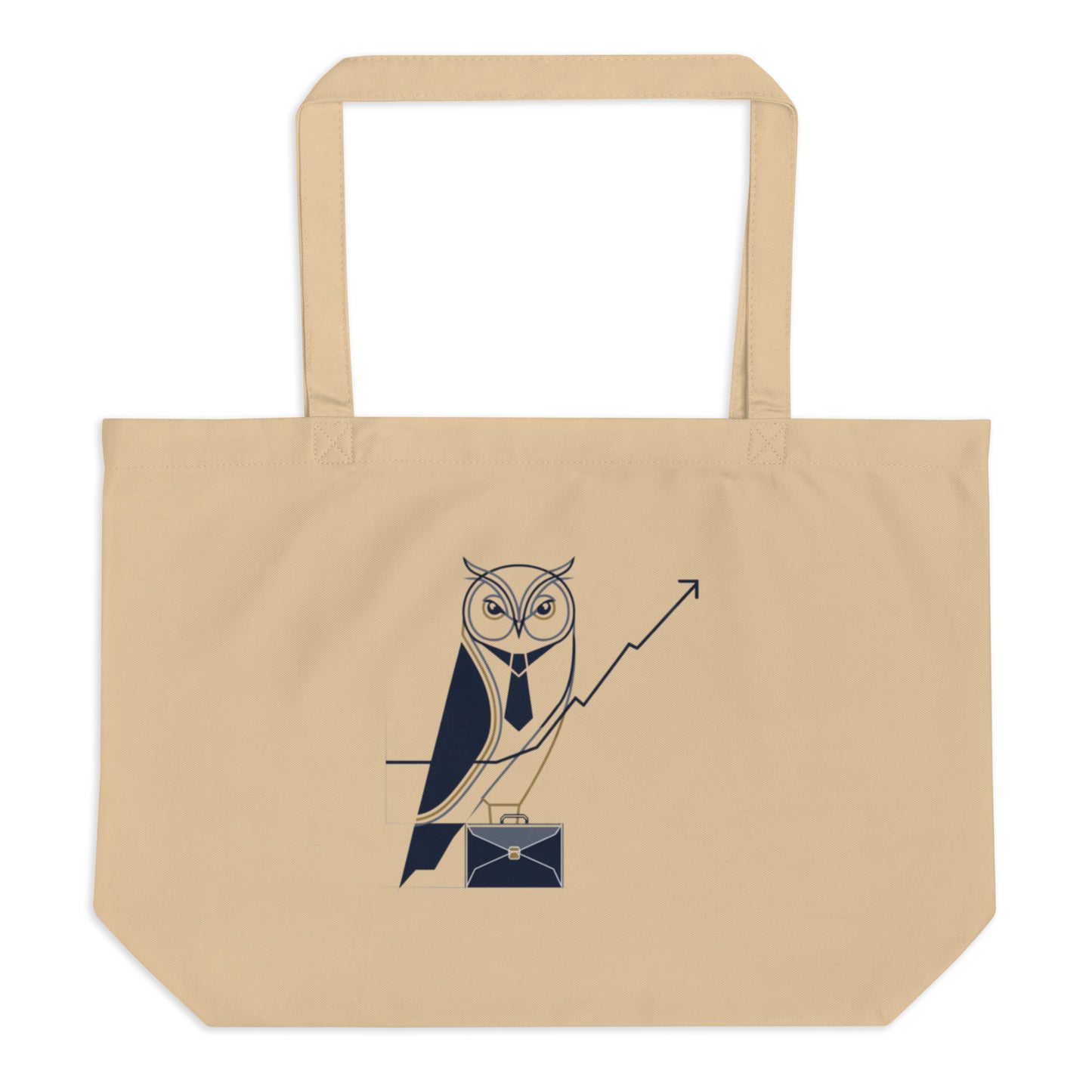 Large Organic Tote Bag: Spacious, Eco-Friendly, and Perfect for Owl Lovers Dudeily
