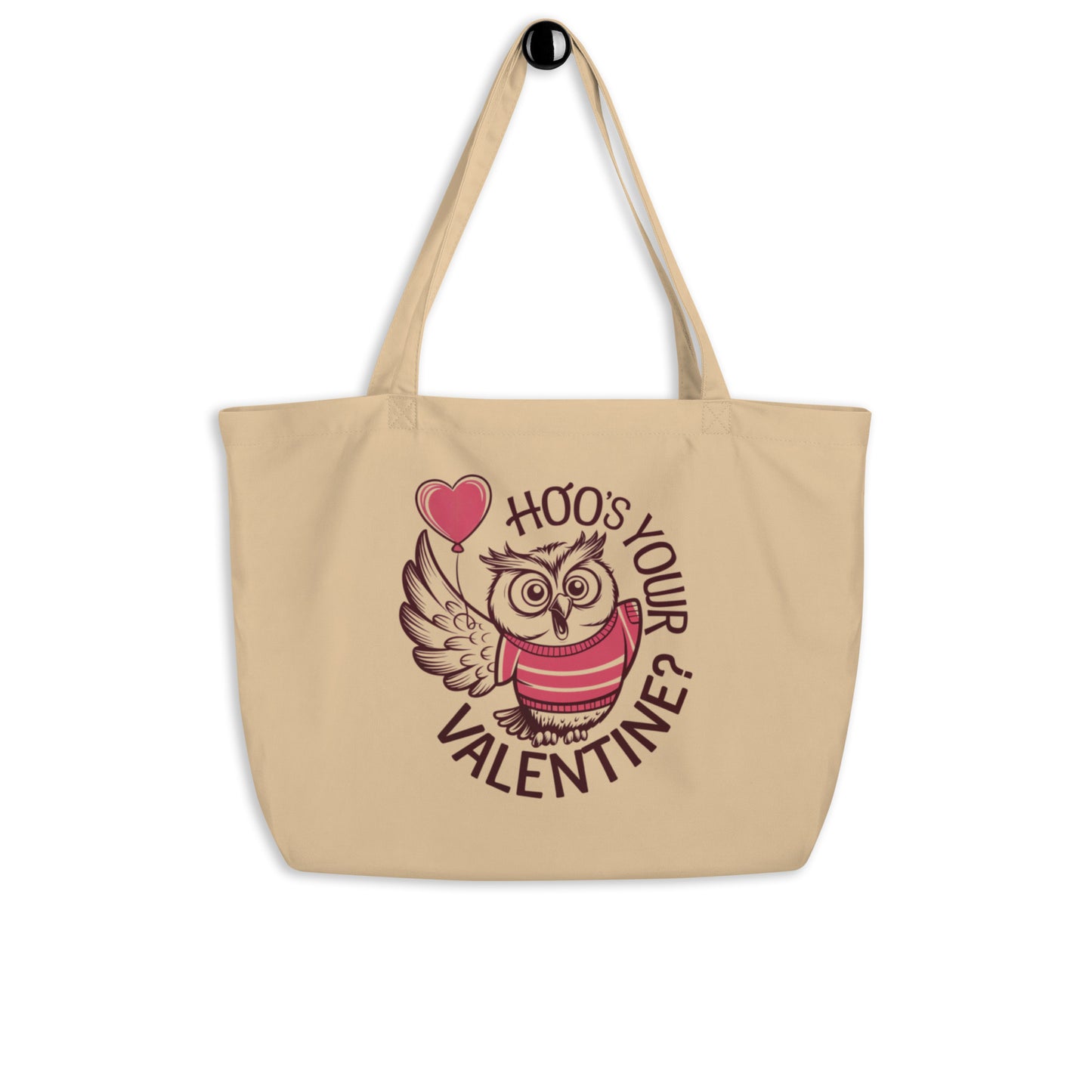 Owl-Themed Large Organic Tote Bag | Spacious & Eco-Friendly Default Title Dudeily