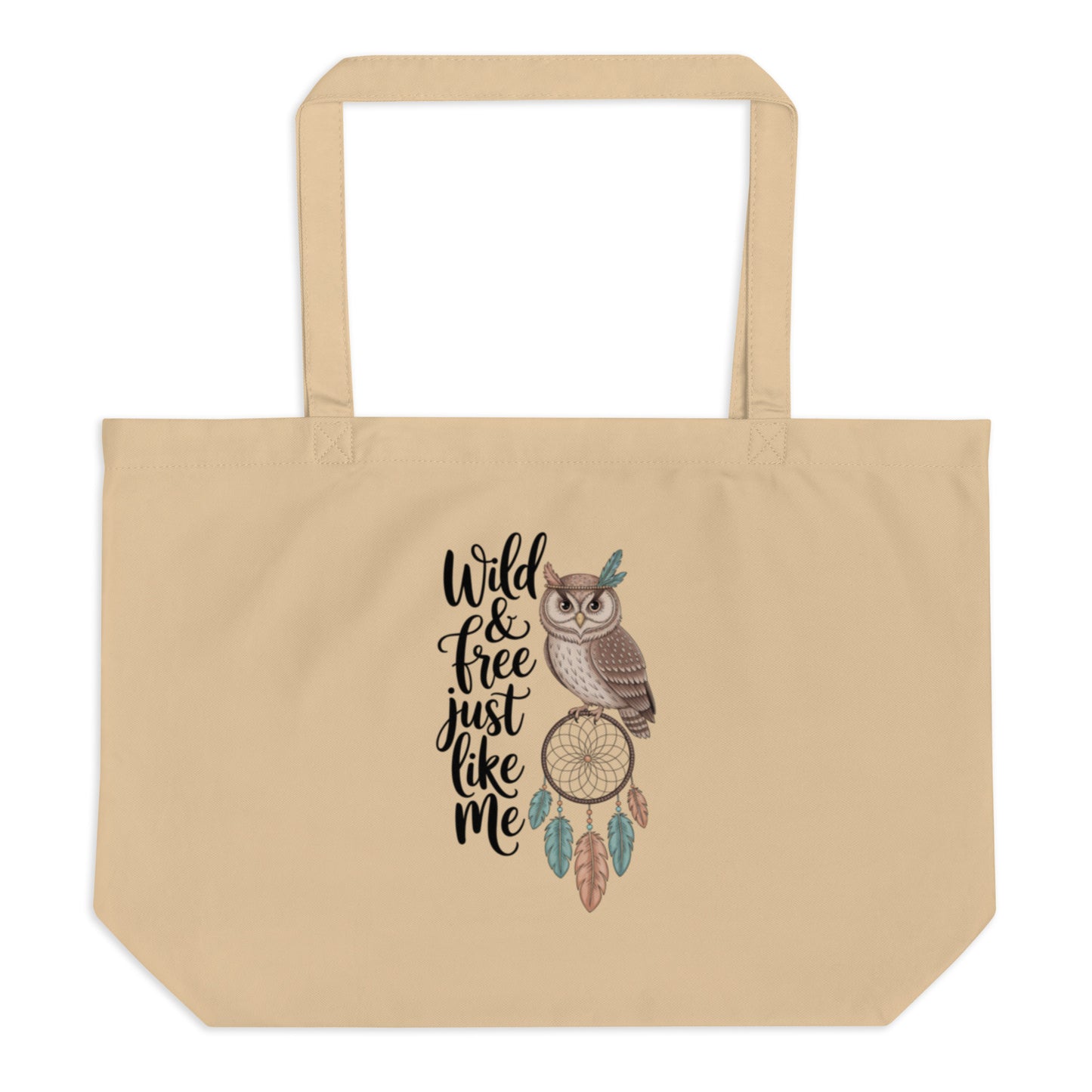 Large Organic Tote Bag | Sustainable & Spacious - Dudeily