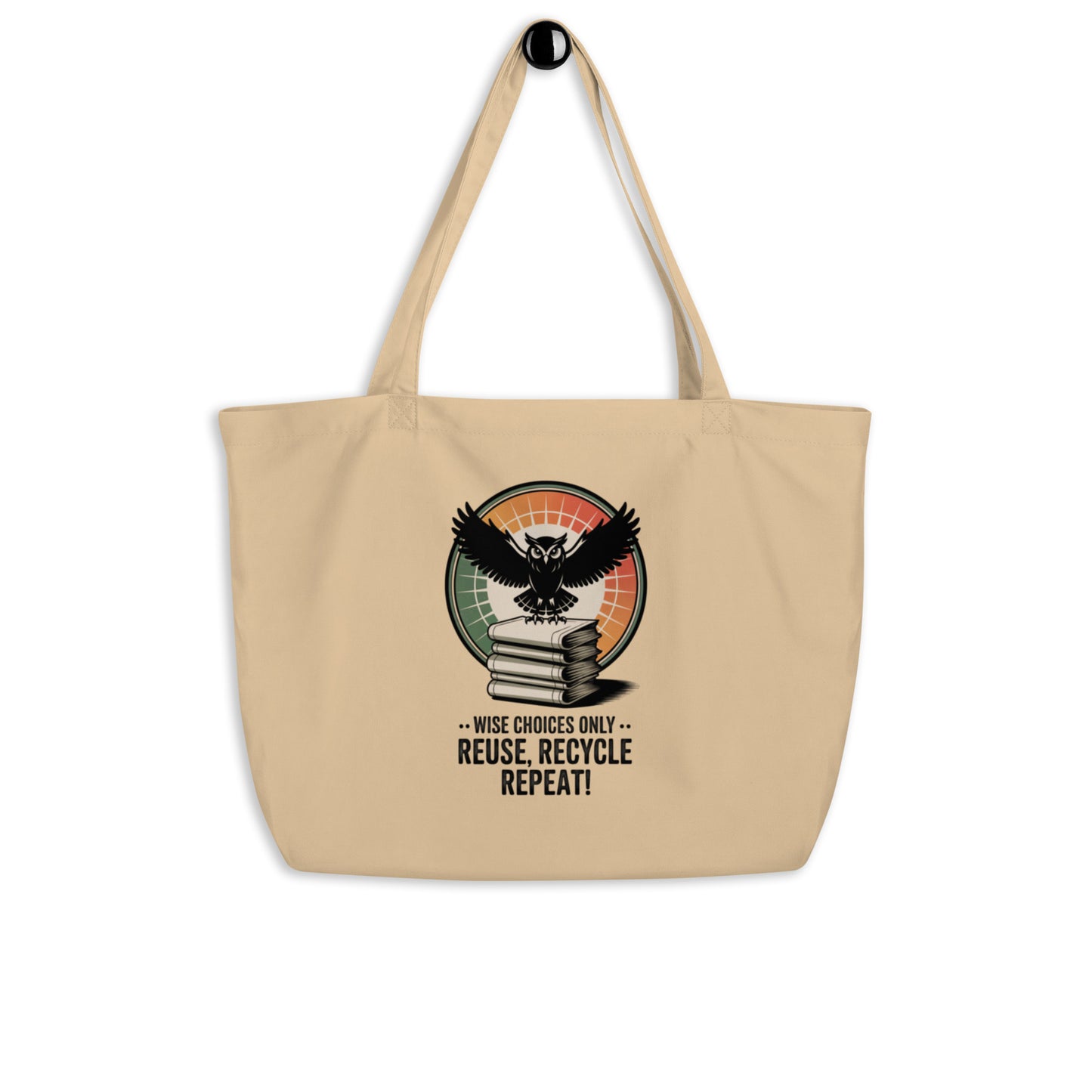Large Organic Tote Bag | Sustainable & Spacious Default Title Dudeily