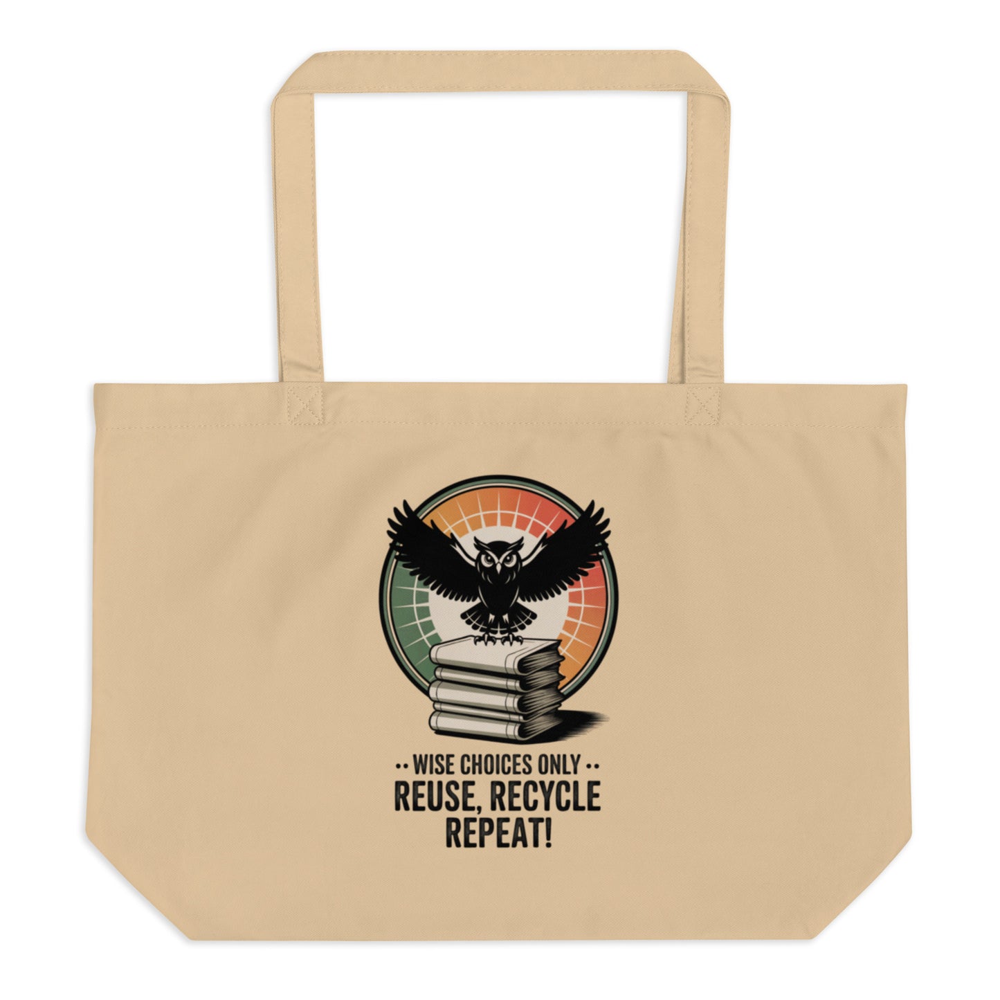 Large Organic Tote Bag | Sustainable & Spacious Dudeily