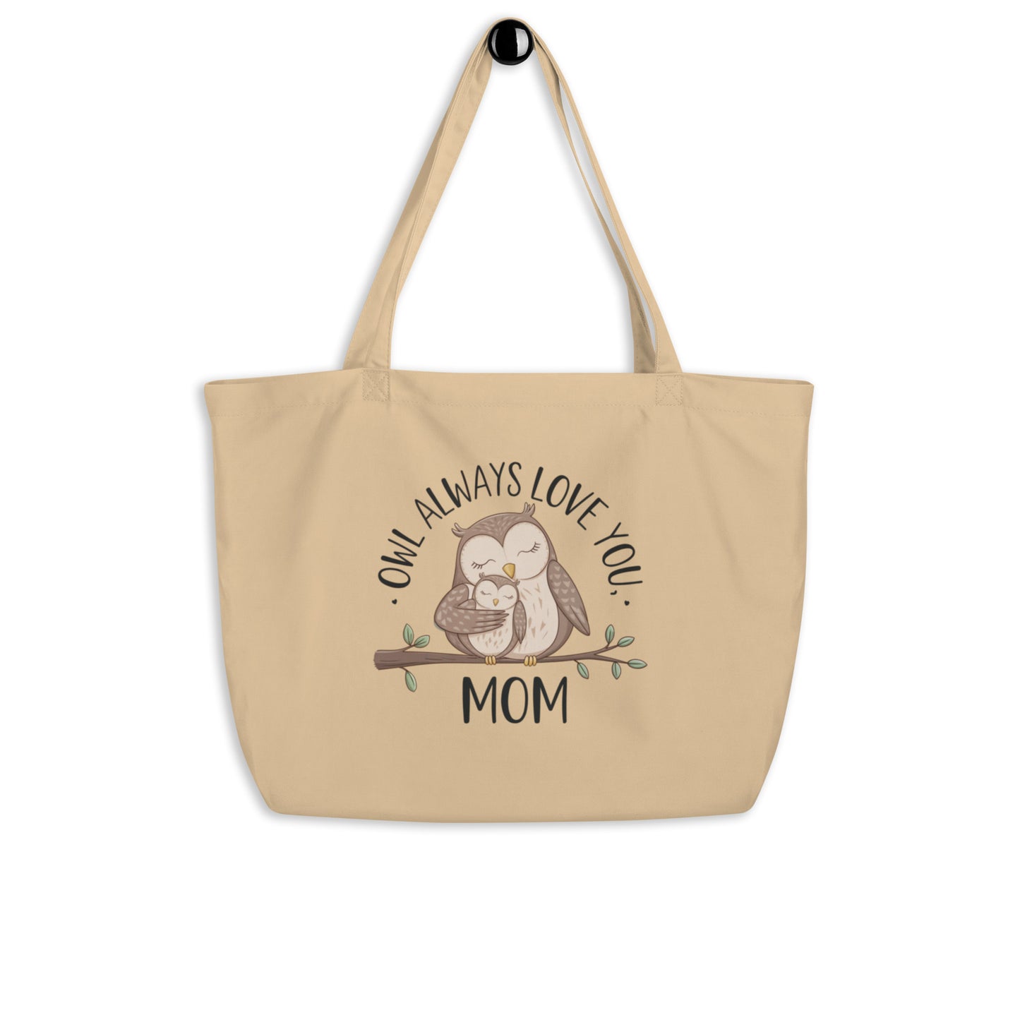 Large Organic Tote Bag – OwlCarry Sustainable Fashion for Family Day Oyster Dudeily