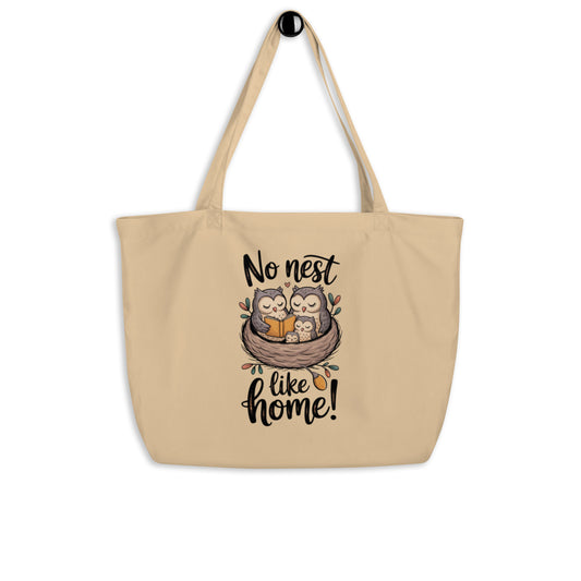 OwlNest Large Organic Tote Bag – Eco Style with Room to Spare Default Title Dudeily
