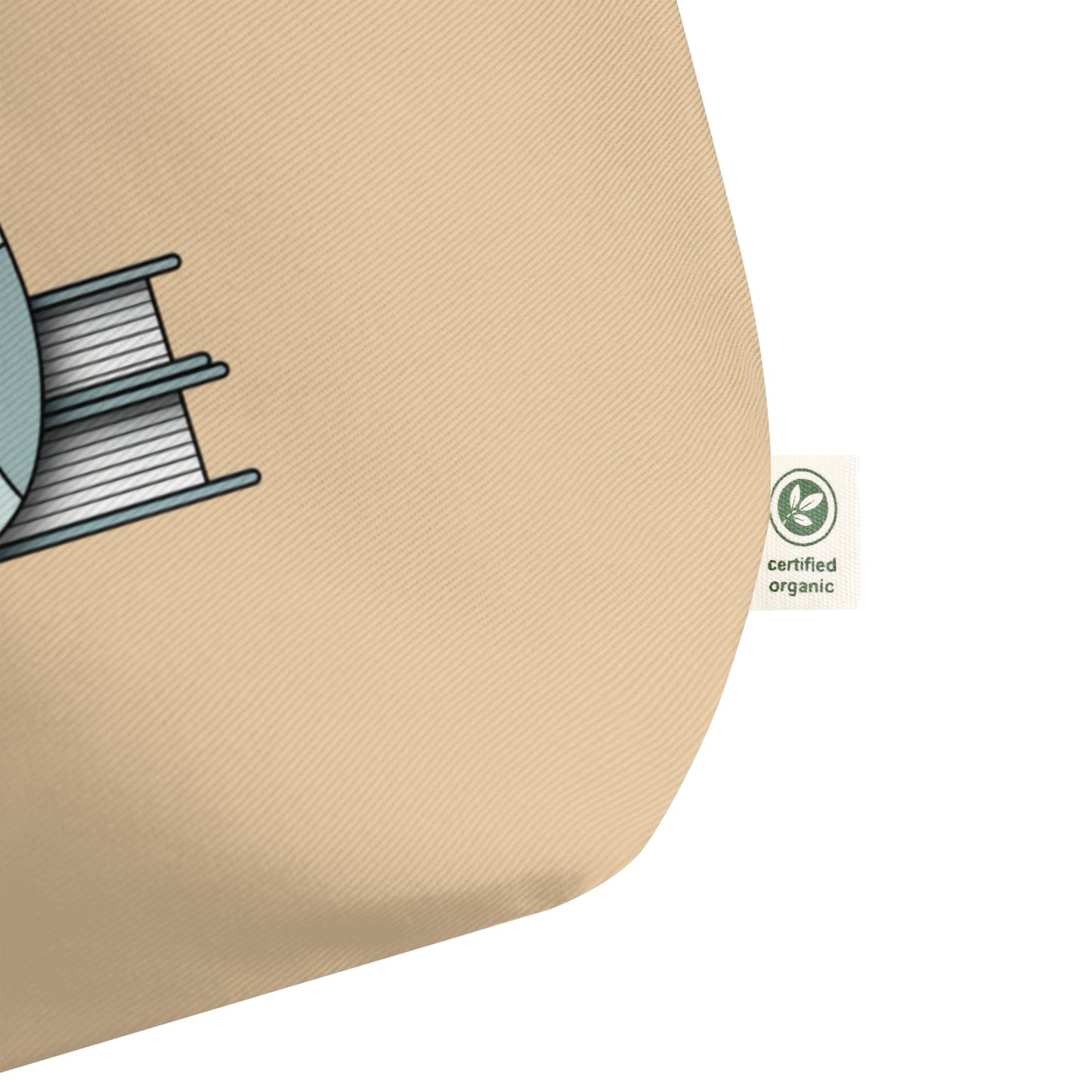 Large Organic Tote Bag: Spacious and Eco-Friendly for Owl Lovers Dudeily