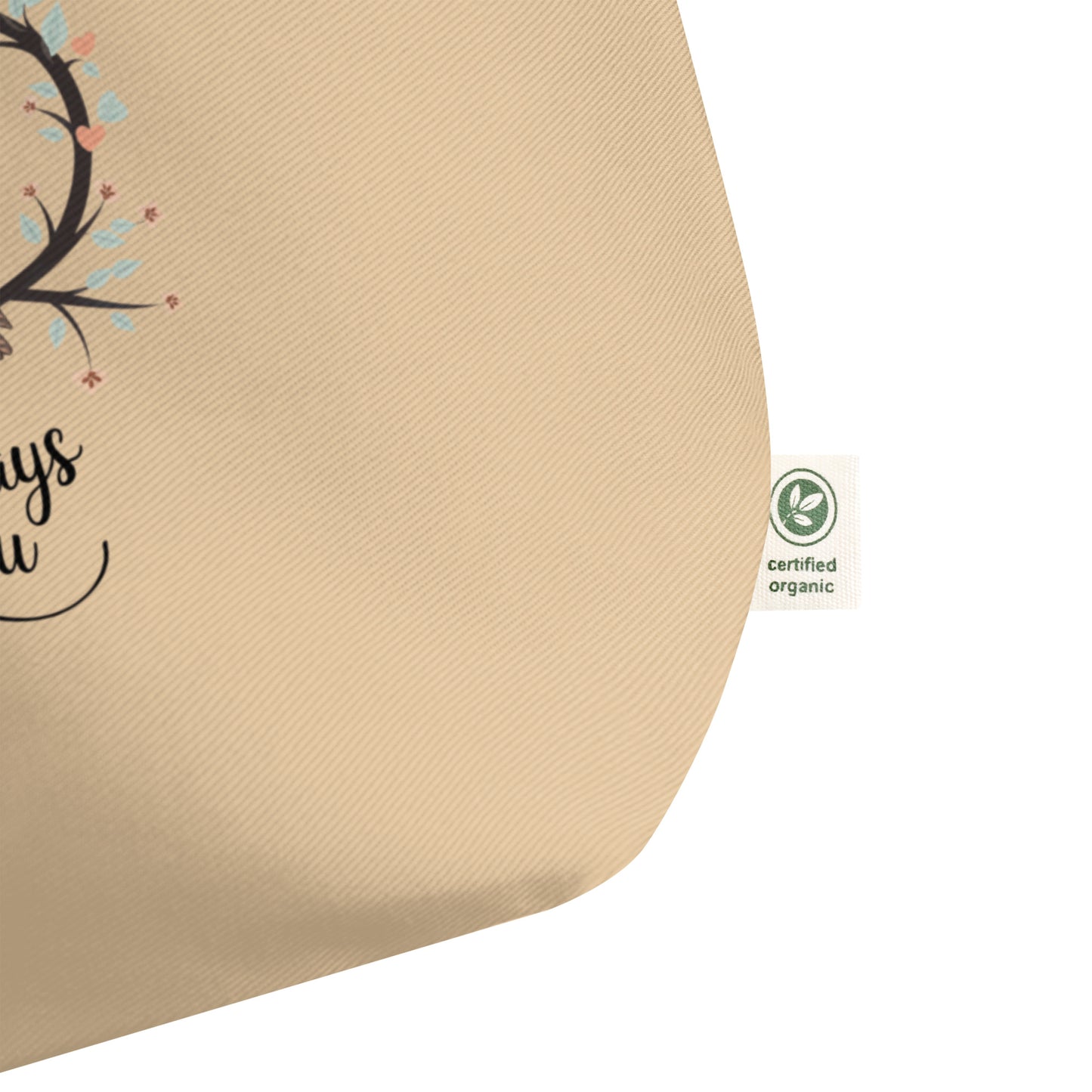 Owl-Themed Large Organic Tote Bag | Eco-Friendly & Stylish Dudeily