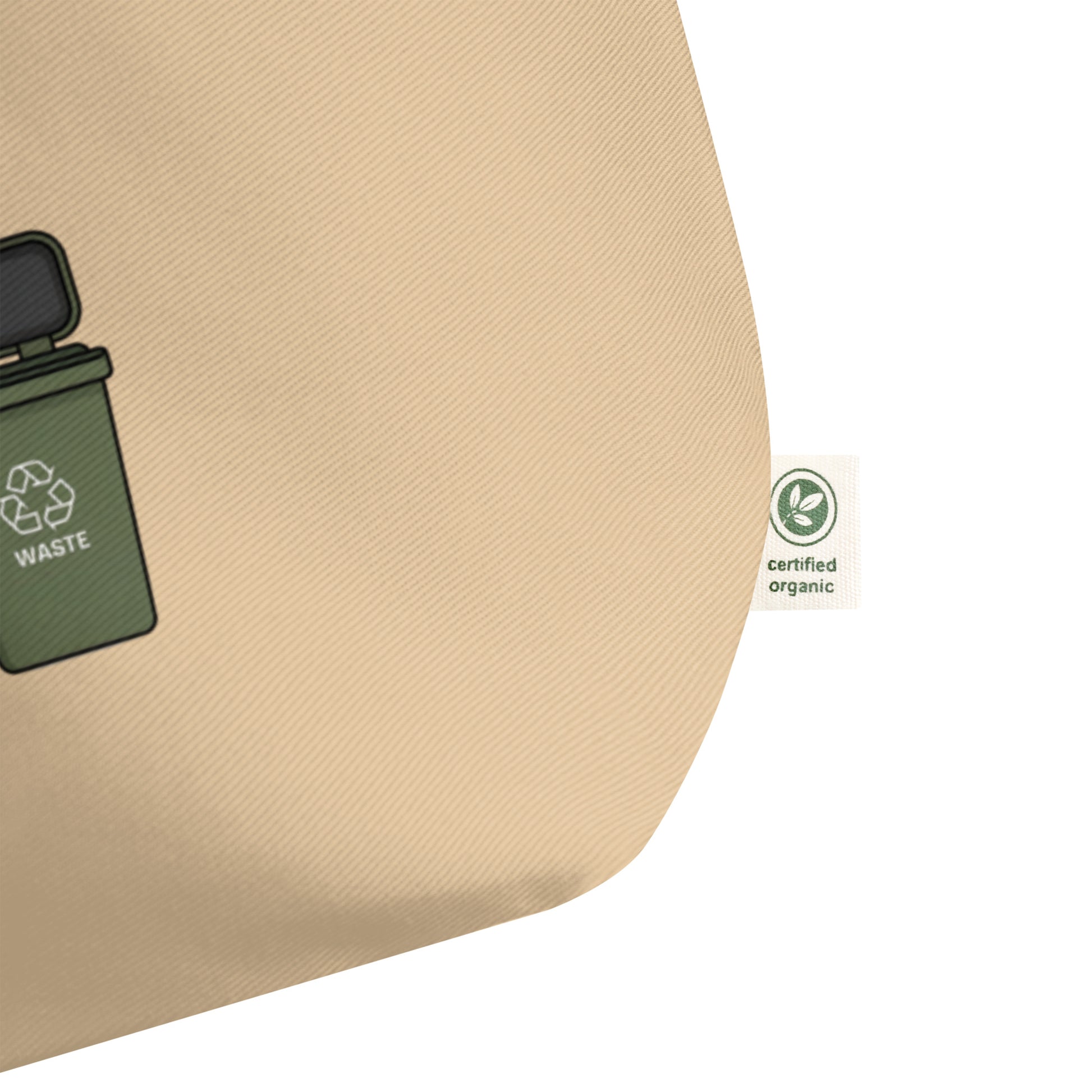 Large Organic Tote Bag | Owl Themed Sustainable & Spacious Dudeily