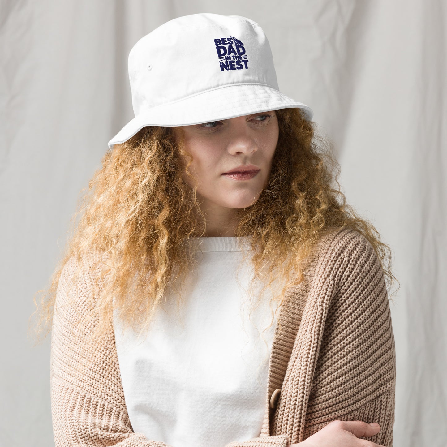 Owl-Themed Embroidered Organic Bucket Hat | Sustainable Style for Eco-Conscious Explorers Dudeily