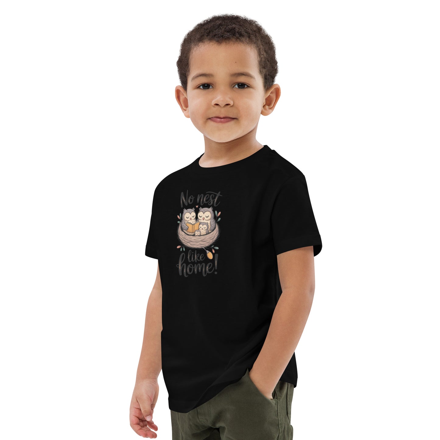 OwlNest Organic Cotton Kids T-Shirt – Soft, Safe & Sustainable Dudeily