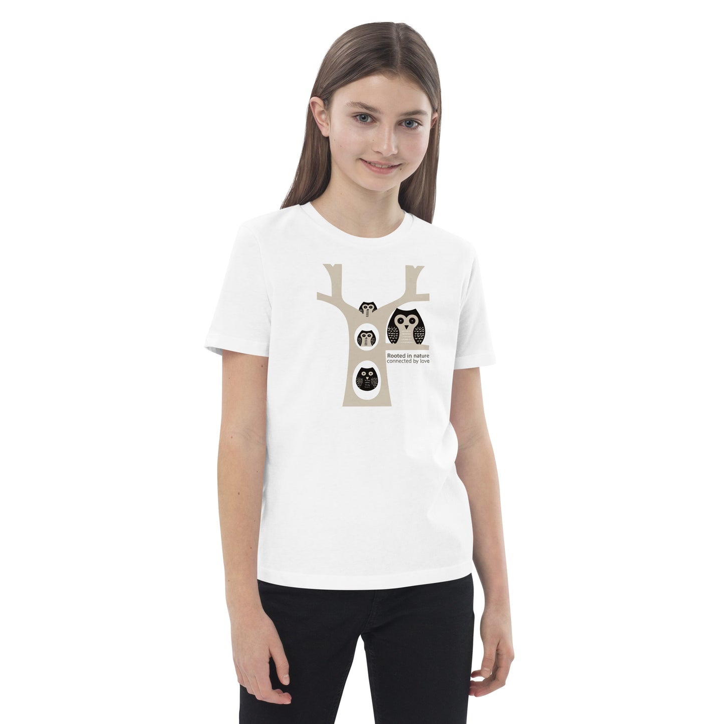 Organic Cotton Kids T-Shirt – Little Owl Tee for Family Day & Sustainable Fashion Dudeily