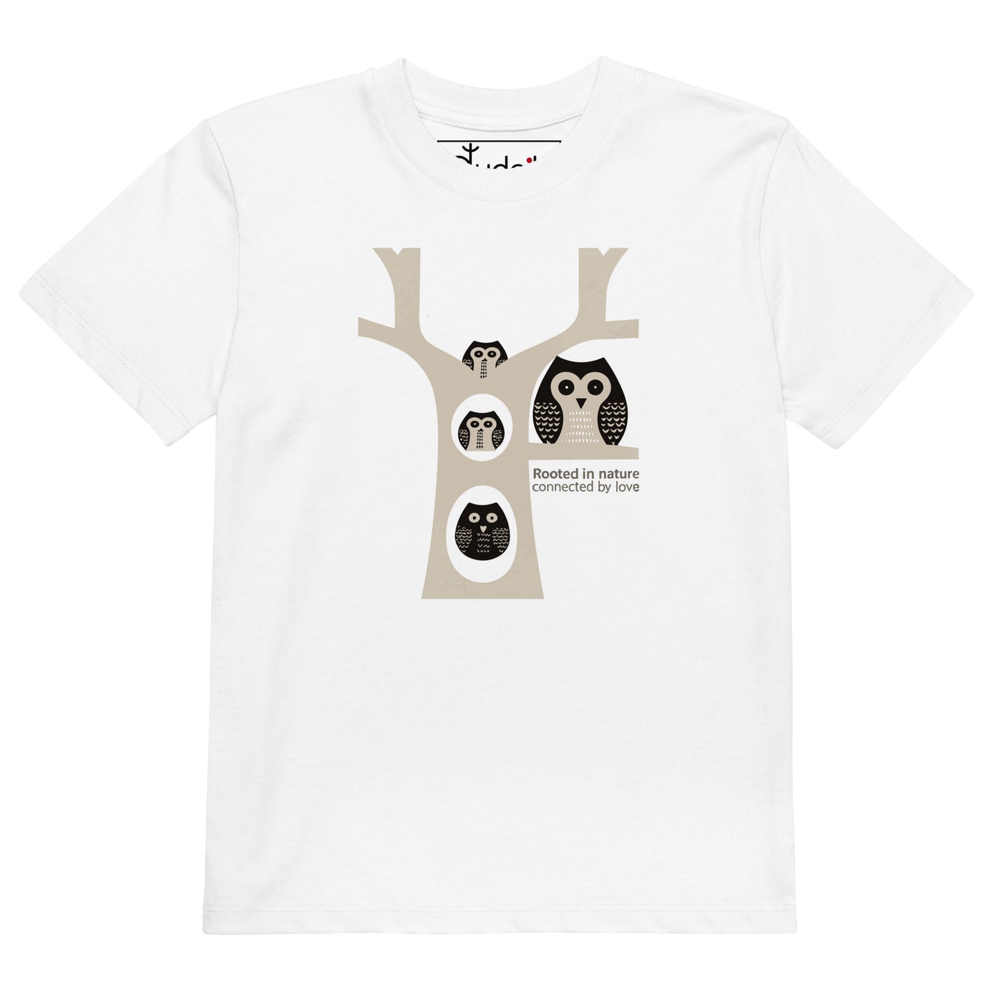 Organic Cotton Kids T-Shirt – Little Owl Tee for Family Day & Sustainable Fashion Dudeily