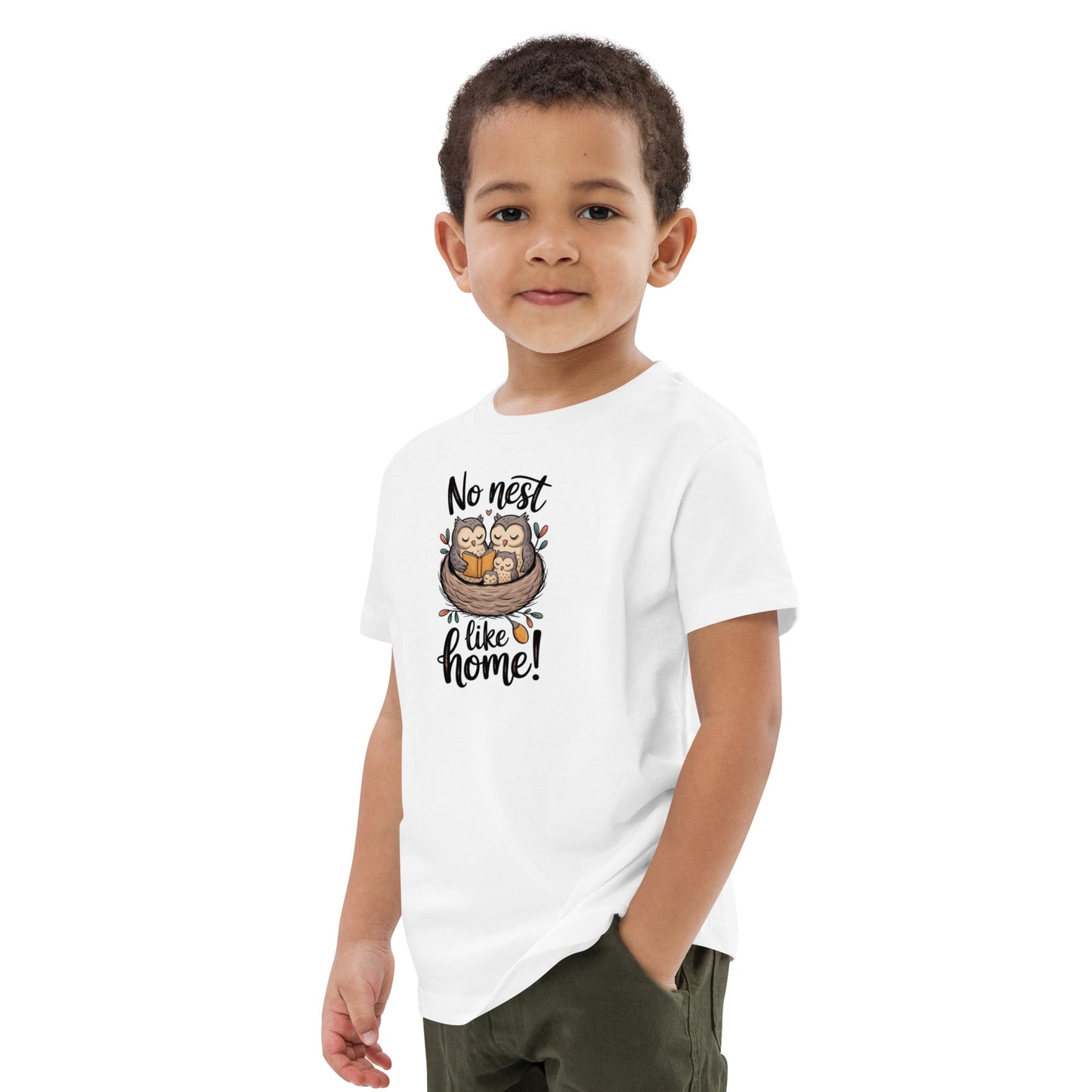 OwlNest Organic Cotton Kids T-Shirt – Soft, Safe & Sustainable Dudeily