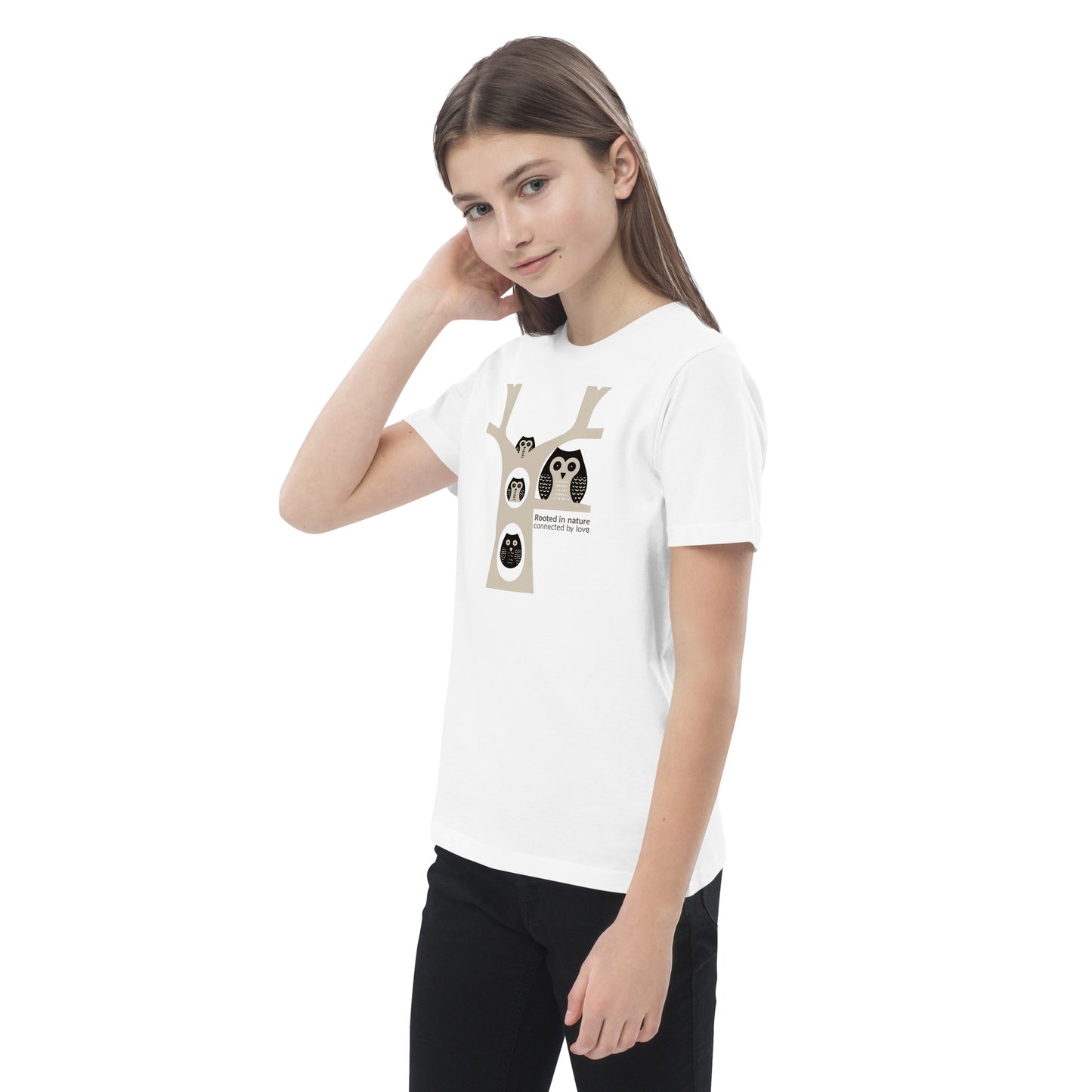 Organic Cotton Kids T-Shirt – Little Owl Tee for Family Day & Sustainable Fashion Dudeily
