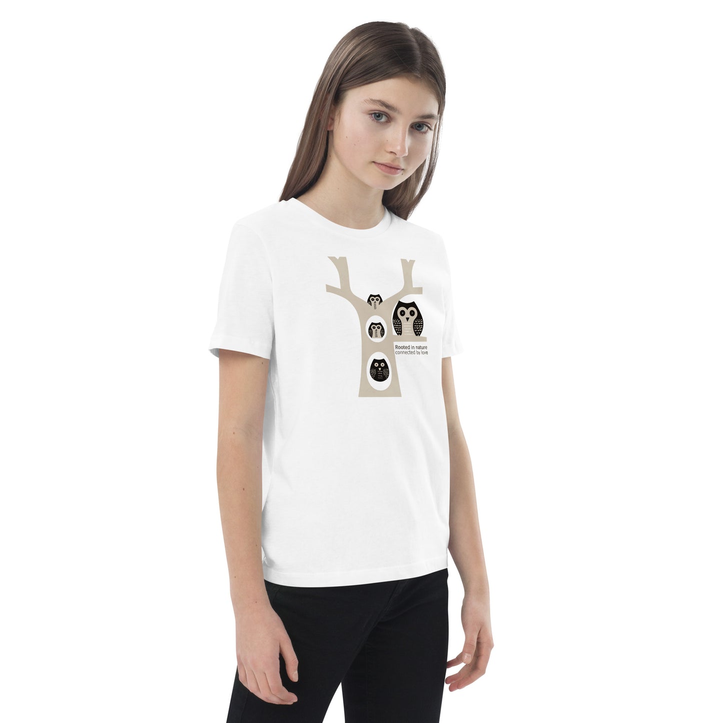Organic Cotton Kids T-Shirt – Little Owl Tee for Family Day & Sustainable Fashion Dudeily