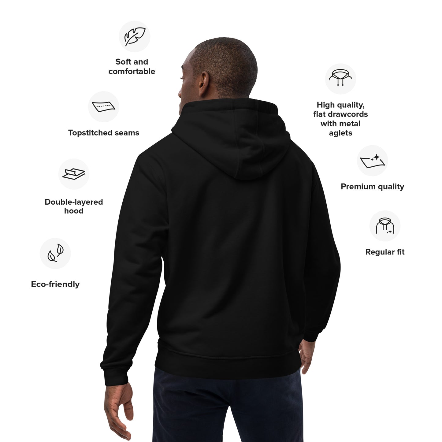 Owl Premium Eco Hoodie: 'Forever Wise' in Fall | Sustainable Fashion USA Dudeily