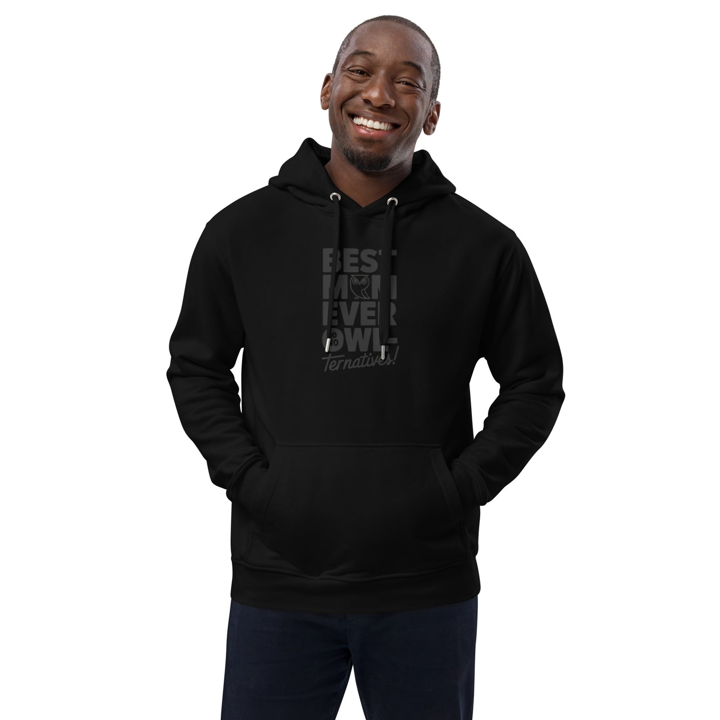 Premium Eco Hoodie – Owl-Themed Sustainable & Ethical Fashion Dudeily