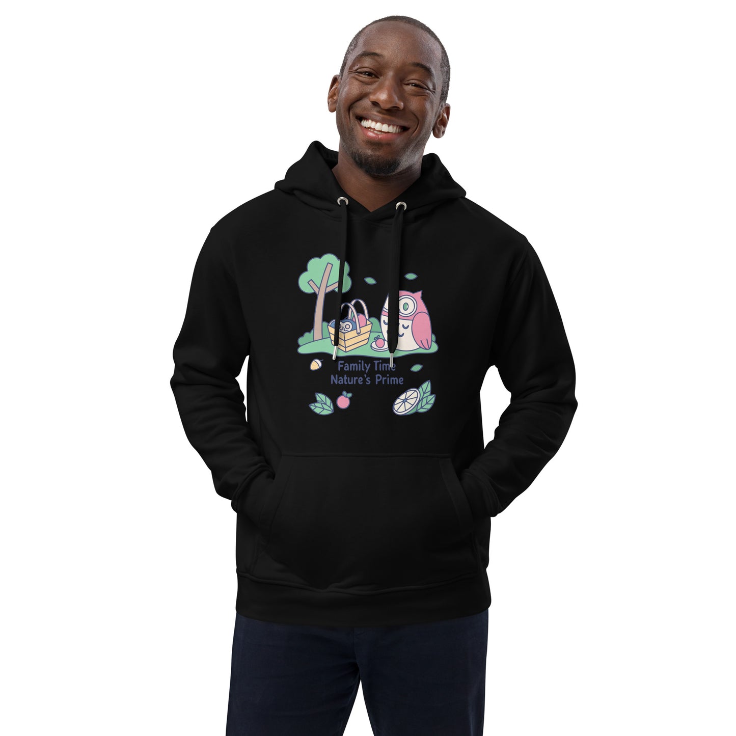 Premium Eco Hoodie – OwlElite Sustainable Fashion for Stylish Family Day Moments Dudeily
