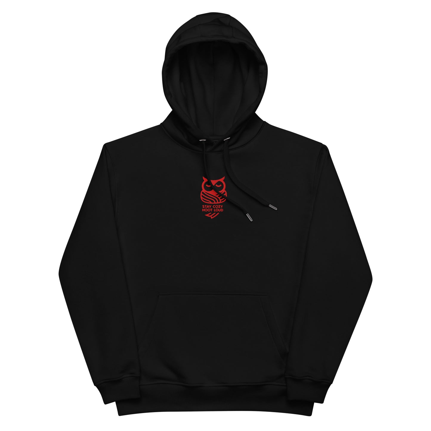 Owl Premium Eco Hoodie - Sustainable Fashion USA for Cozy Fall Vibes Dudeily