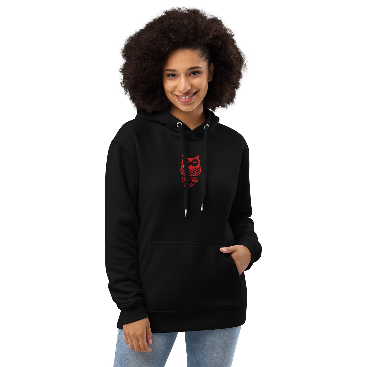 Owl Premium Eco Hoodie - Sustainable Fashion USA for Cozy Fall Vibes Dudeily