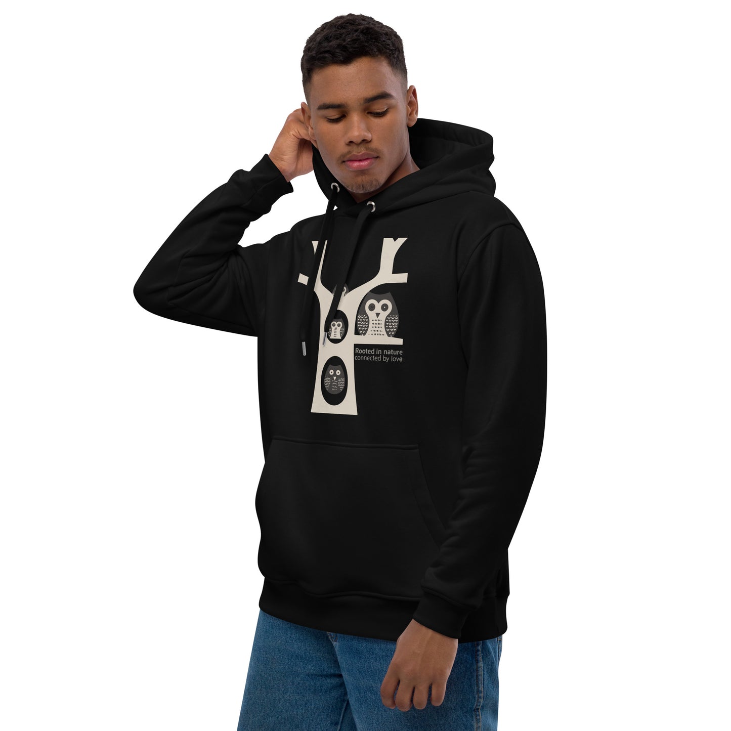 Premium Eco Hoodie – OwlNest Sustainable Fashion USA | Family Day Edition Dudeily