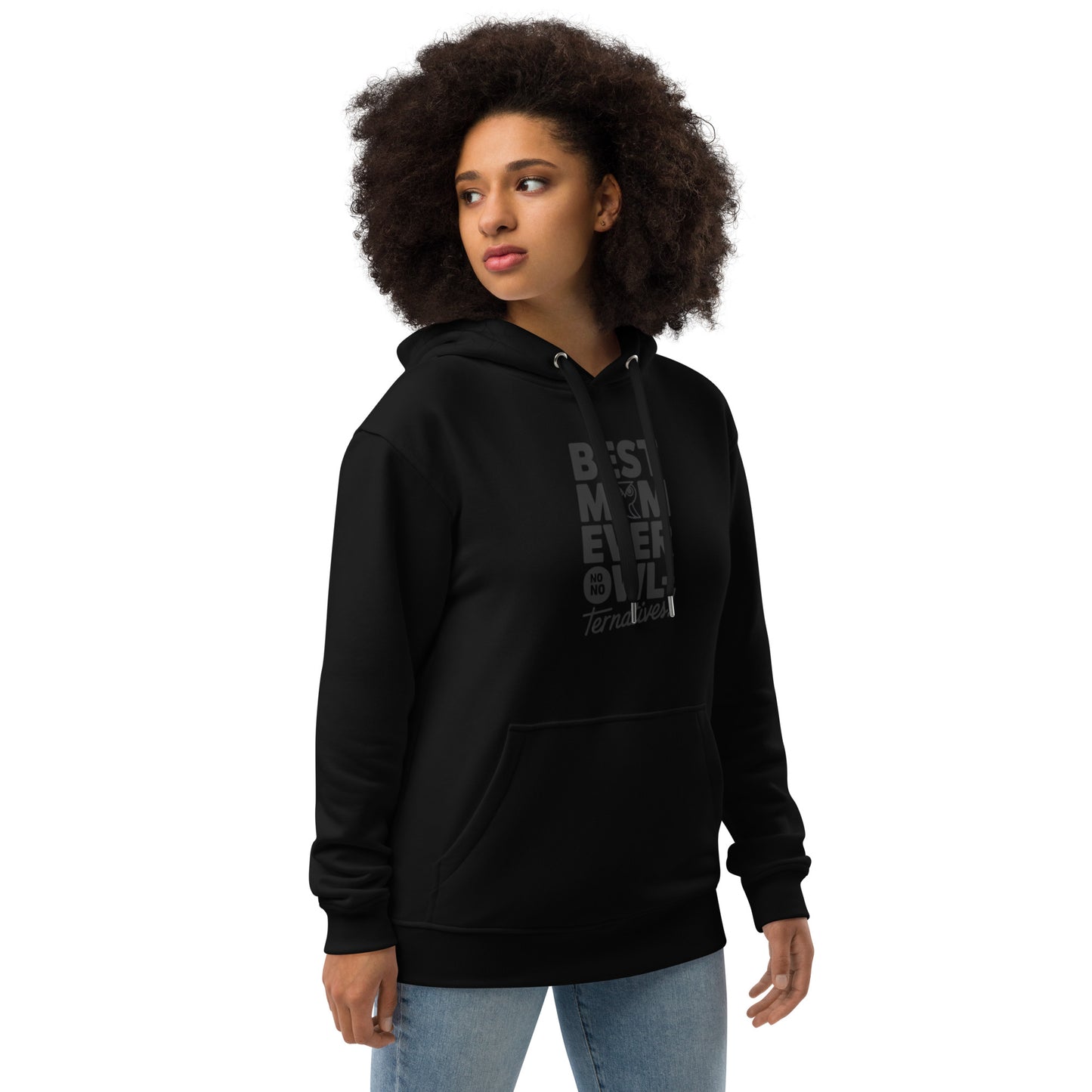Premium Eco Hoodie – Owl-Themed Sustainable & Ethical Fashion Dudeily