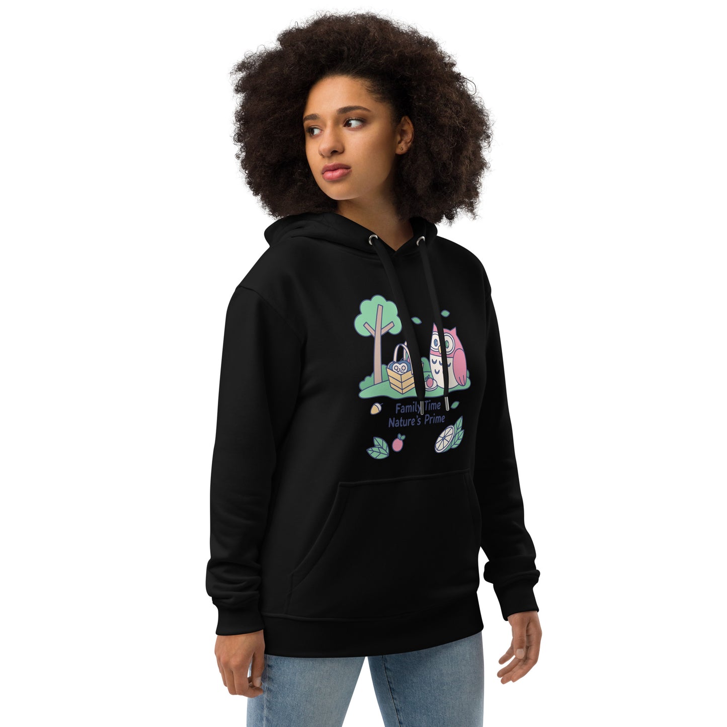 Premium Eco Hoodie – OwlElite Sustainable Fashion for Stylish Family Day Moments Dudeily