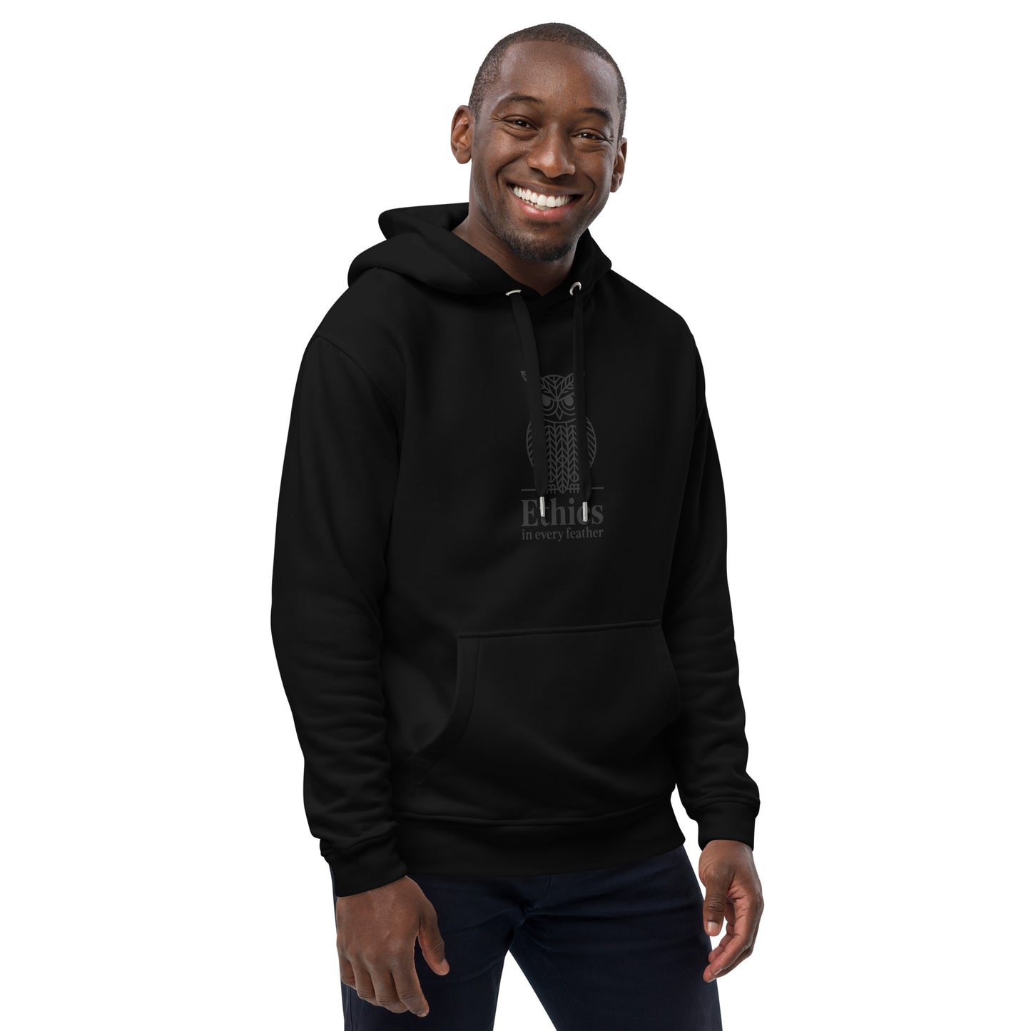 Premium Eco Hoodie: 'Ethics in Every Feather' | Sustainable Owl Fashion USA Dudeily