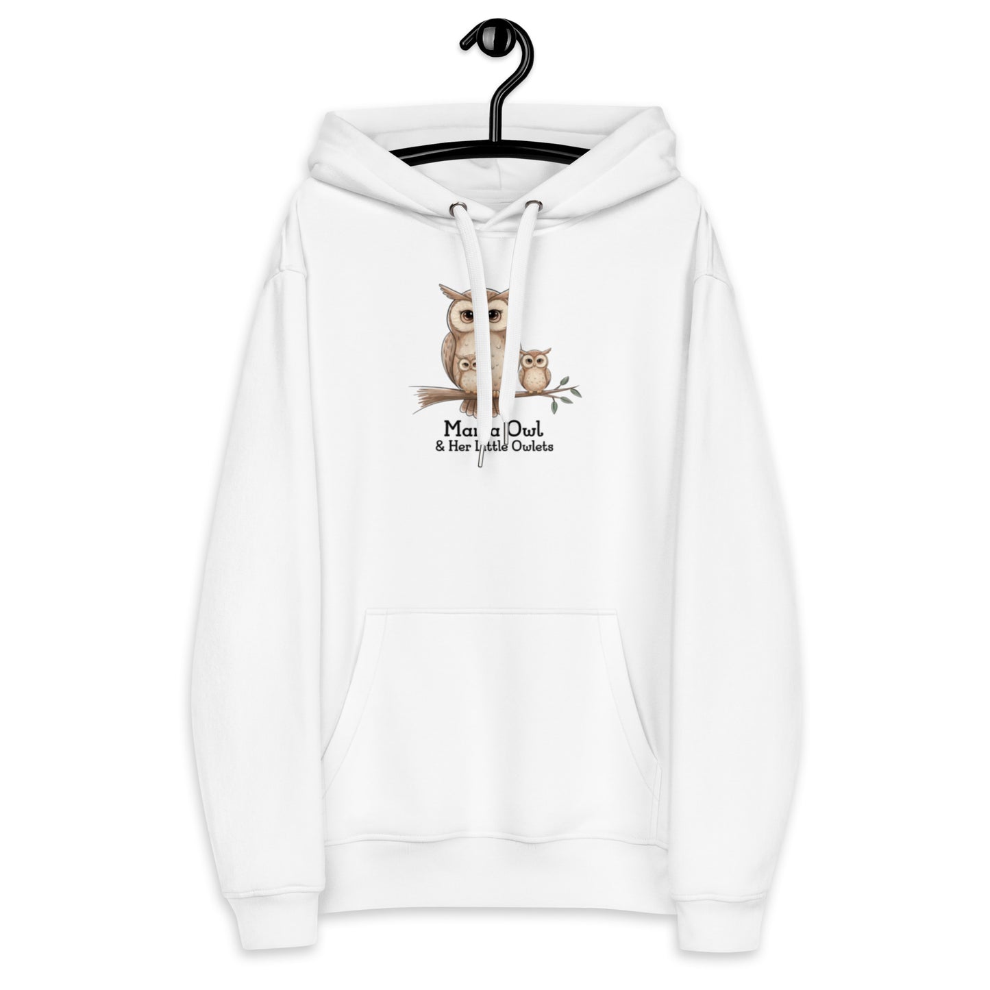 Premium Eco Hoodie - Owl Themed Sustainable Fashion Dudeily