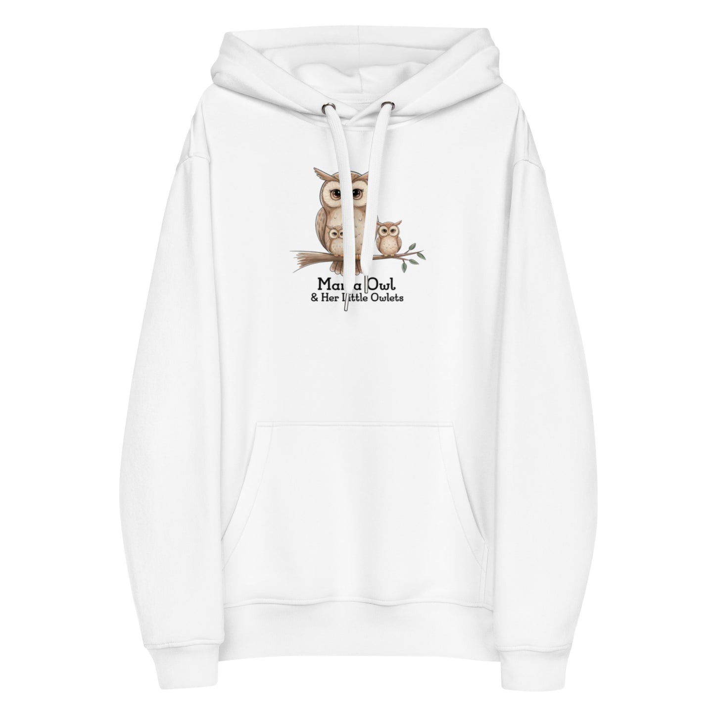 Premium Eco Hoodie - Owl Themed Sustainable Fashion Dudeily