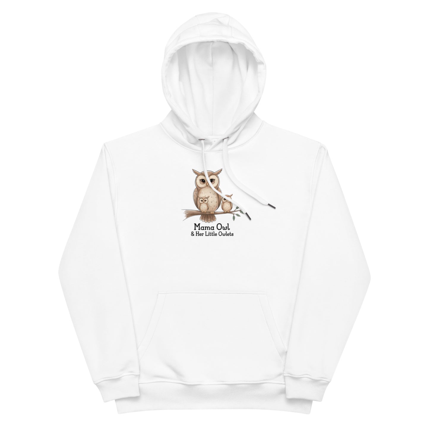 Premium Eco Hoodie - Owl Themed Sustainable Fashion Dudeily