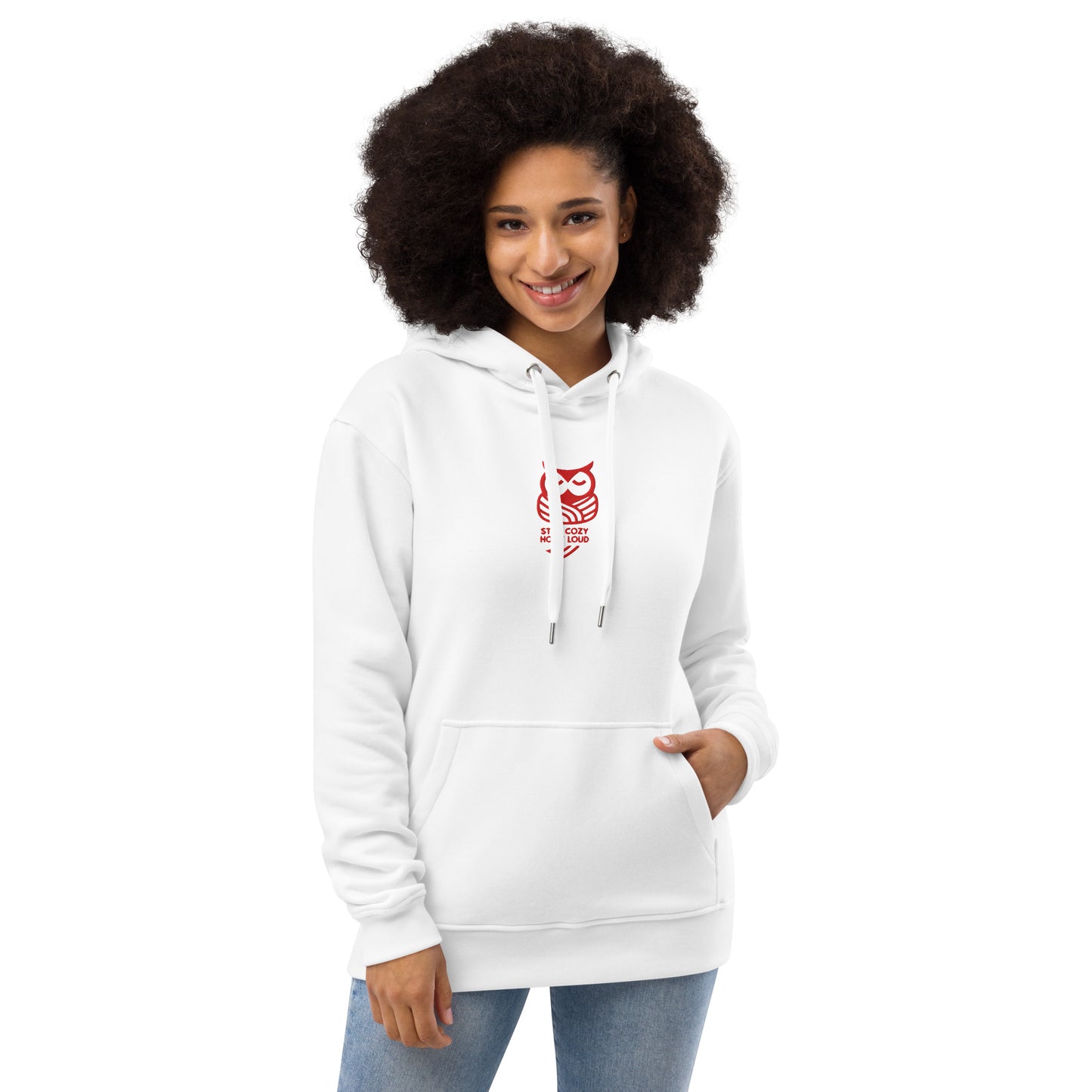 Owl Premium Eco Hoodie - Sustainable Fashion USA for Cozy Fall Vibes Dudeily