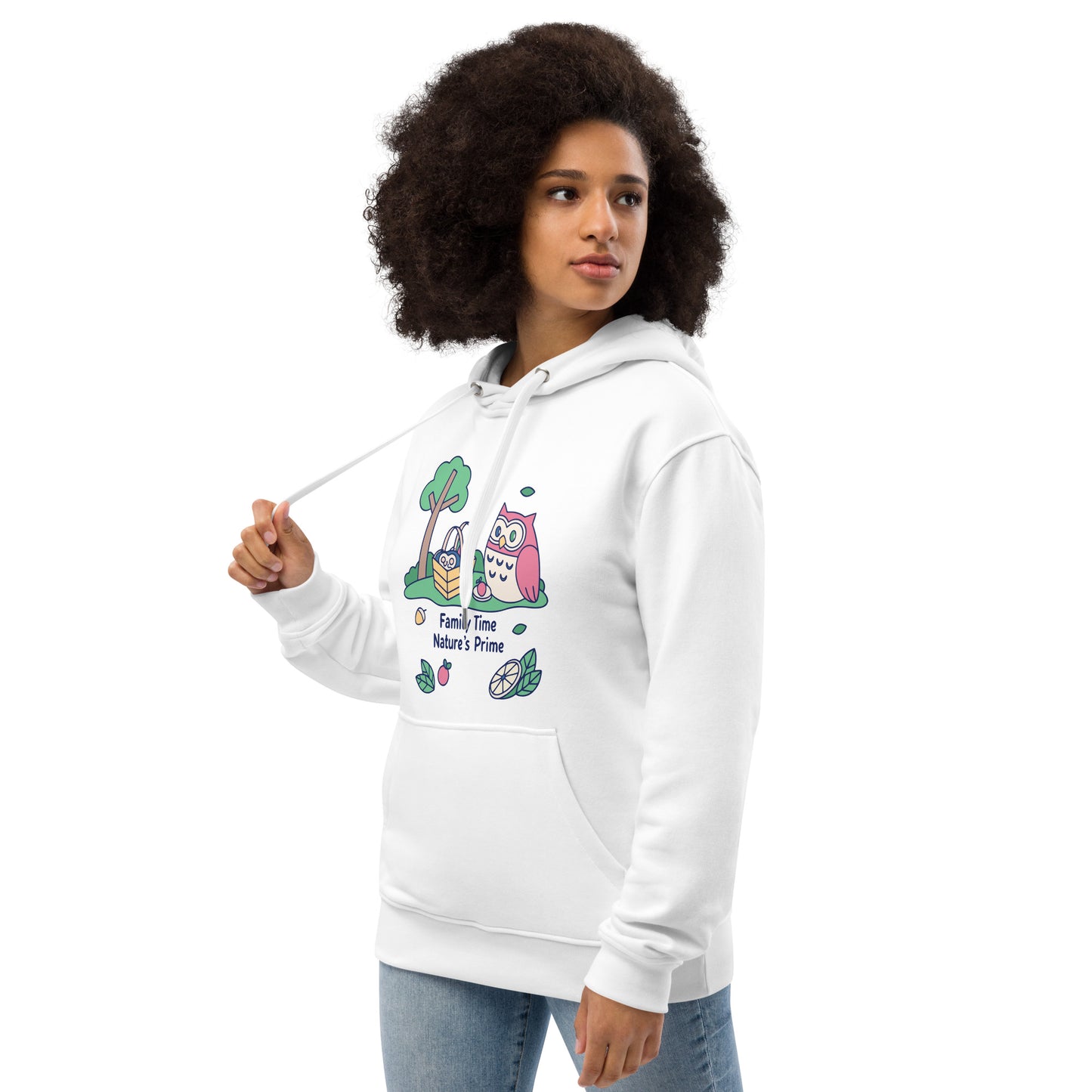 Premium Eco Hoodie – OwlElite Sustainable Fashion for Stylish Family Day Moments Dudeily